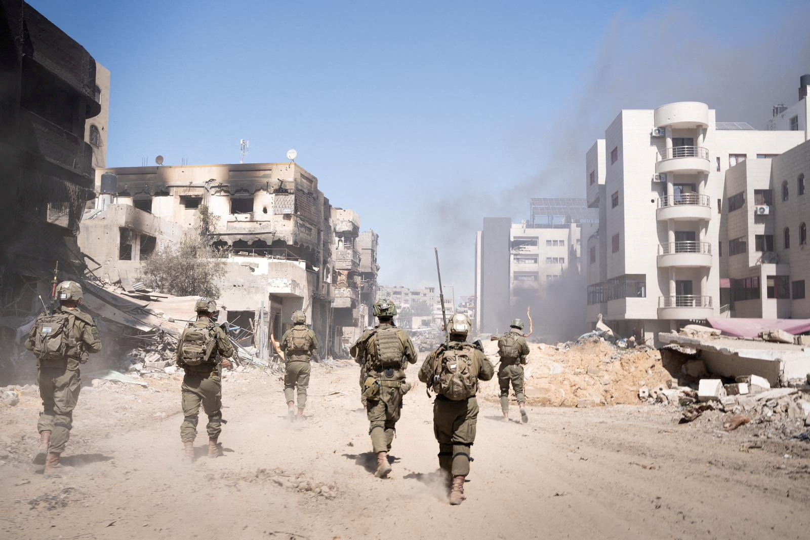 Israeli soldiers in the Gaza Strip