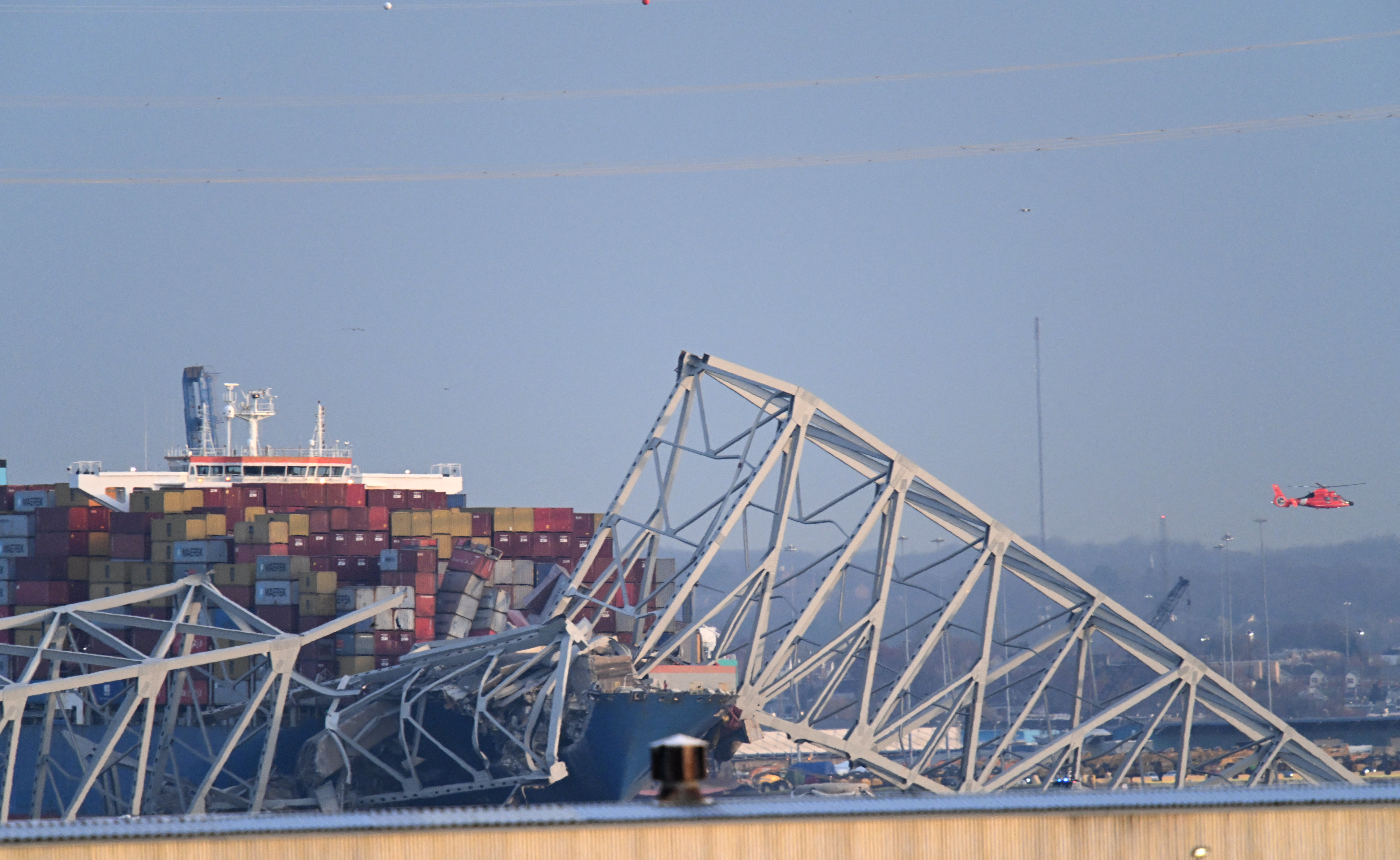 Major US bridge collapses as cargo ship plows into pylon