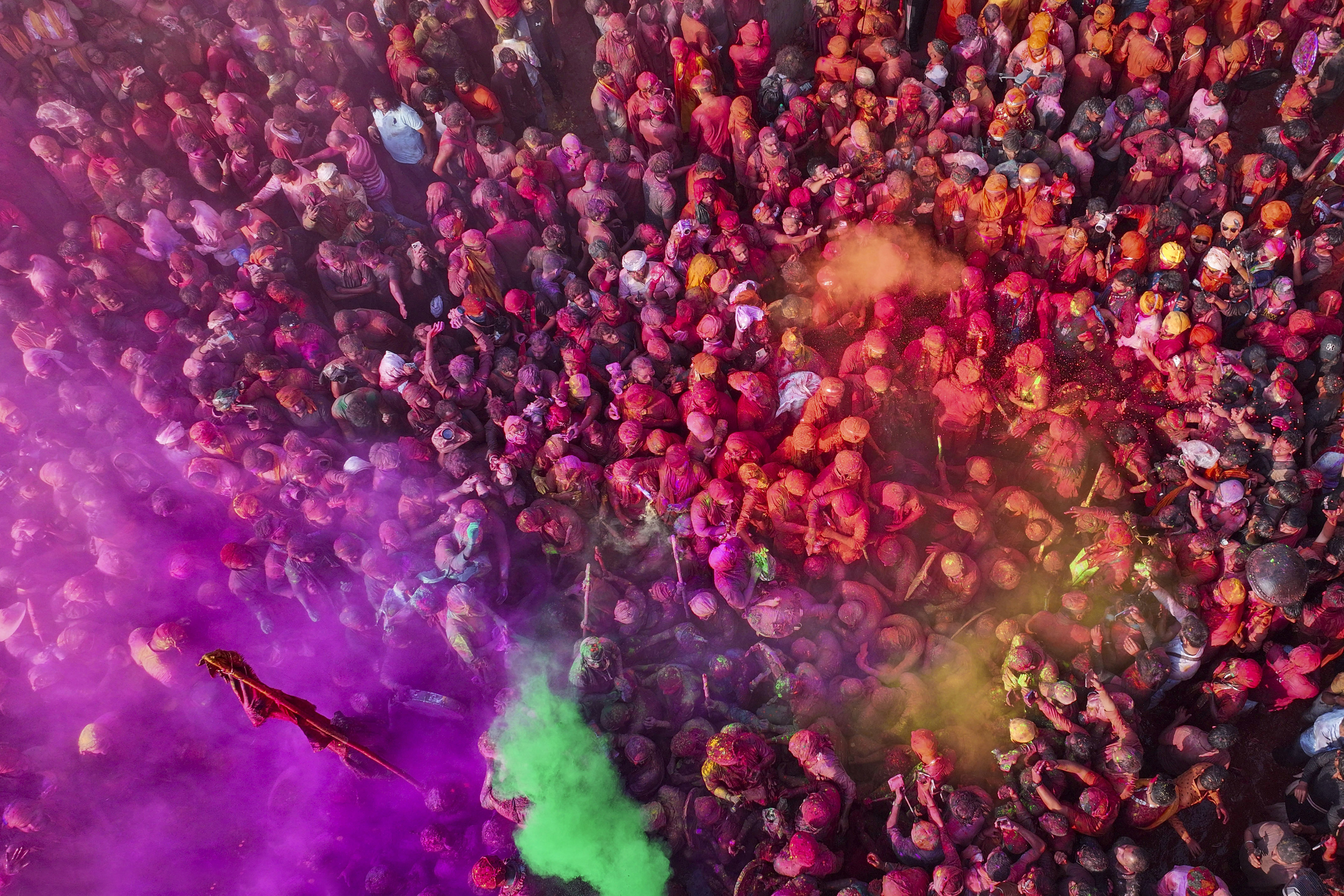 India celebrates Holi, the Hindu festival of colour