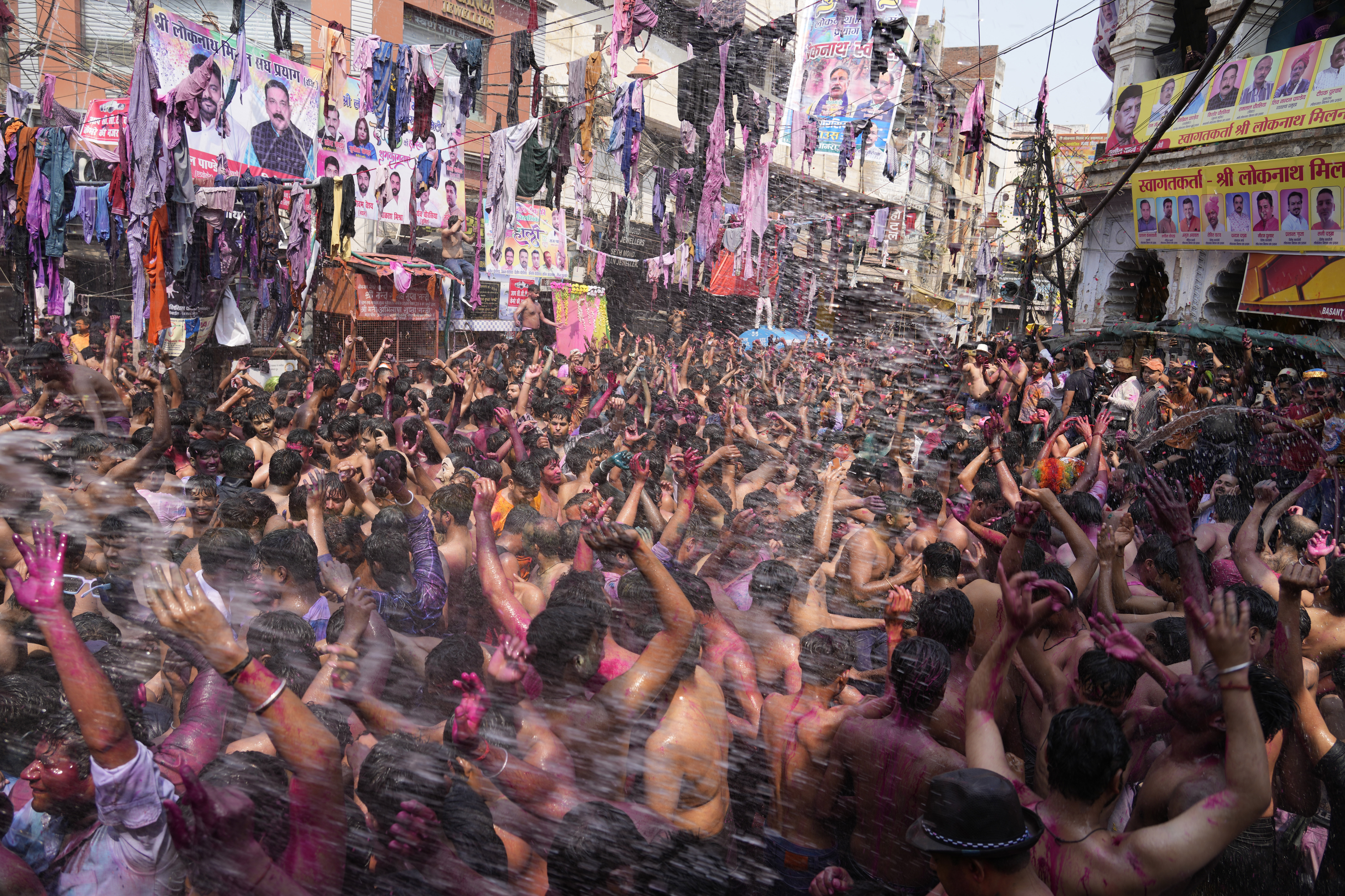 India celebrates Holi, the Hindu festival of colour