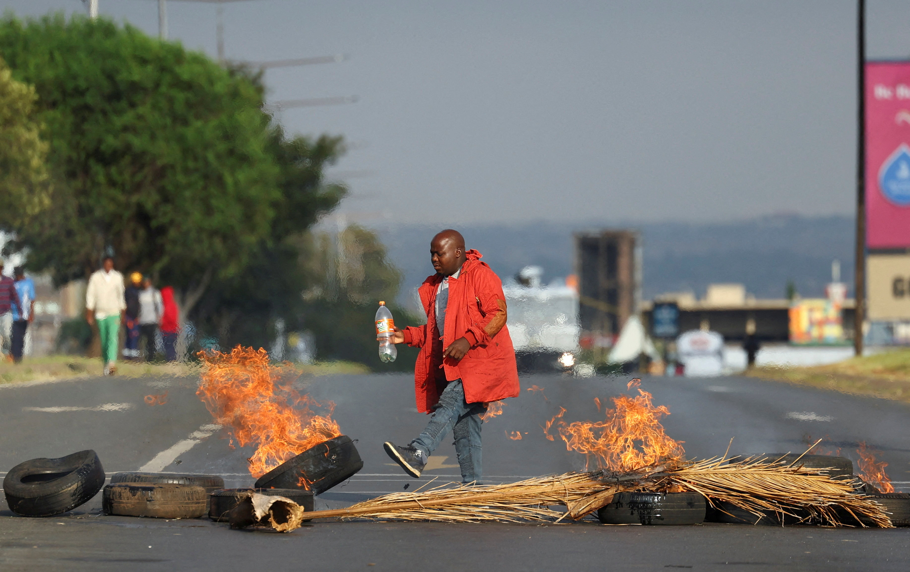 A resident of Diepkloof hostel, Soweto, Johannesburg