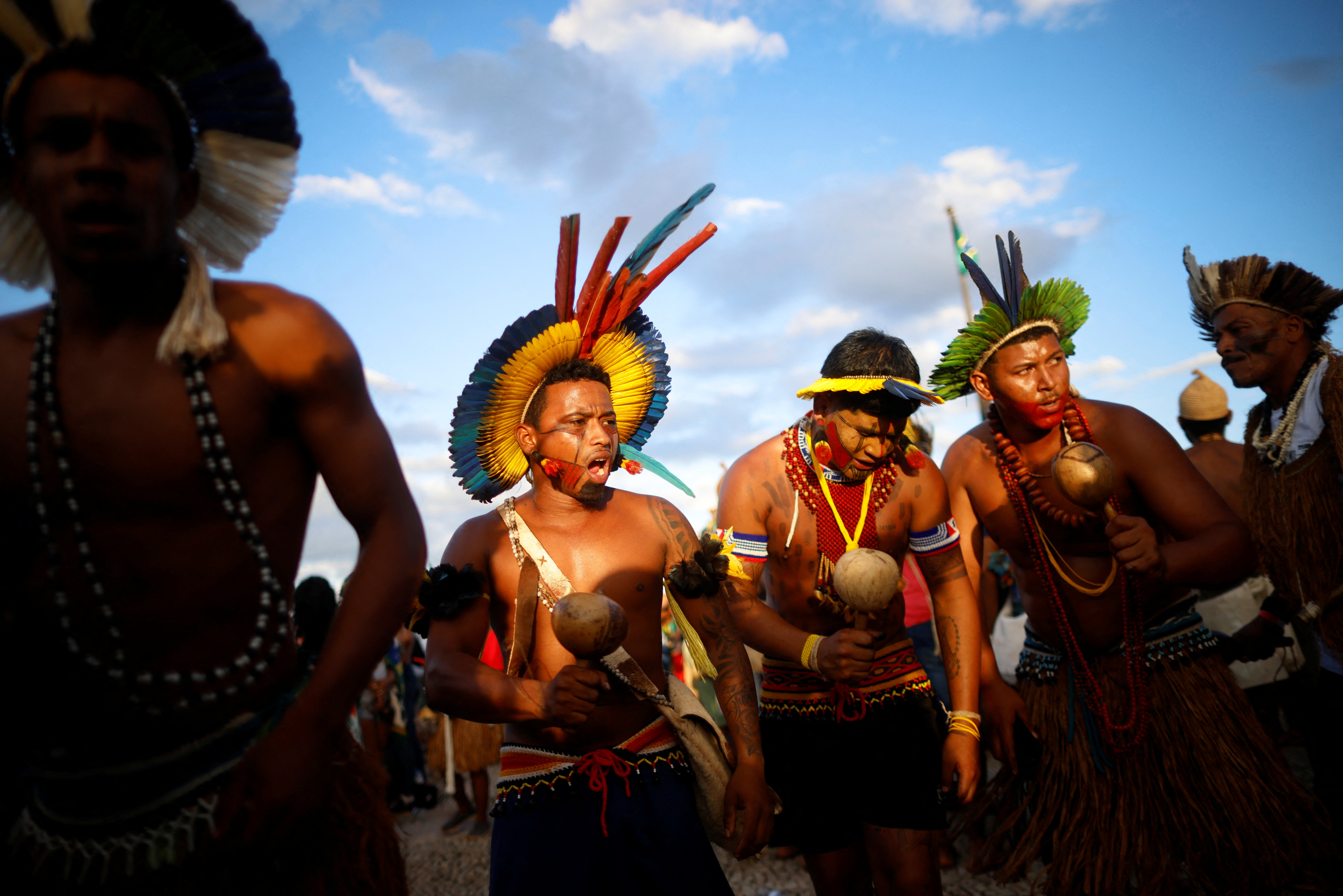 Indigenous peoples in Brazil march to demand land recognition