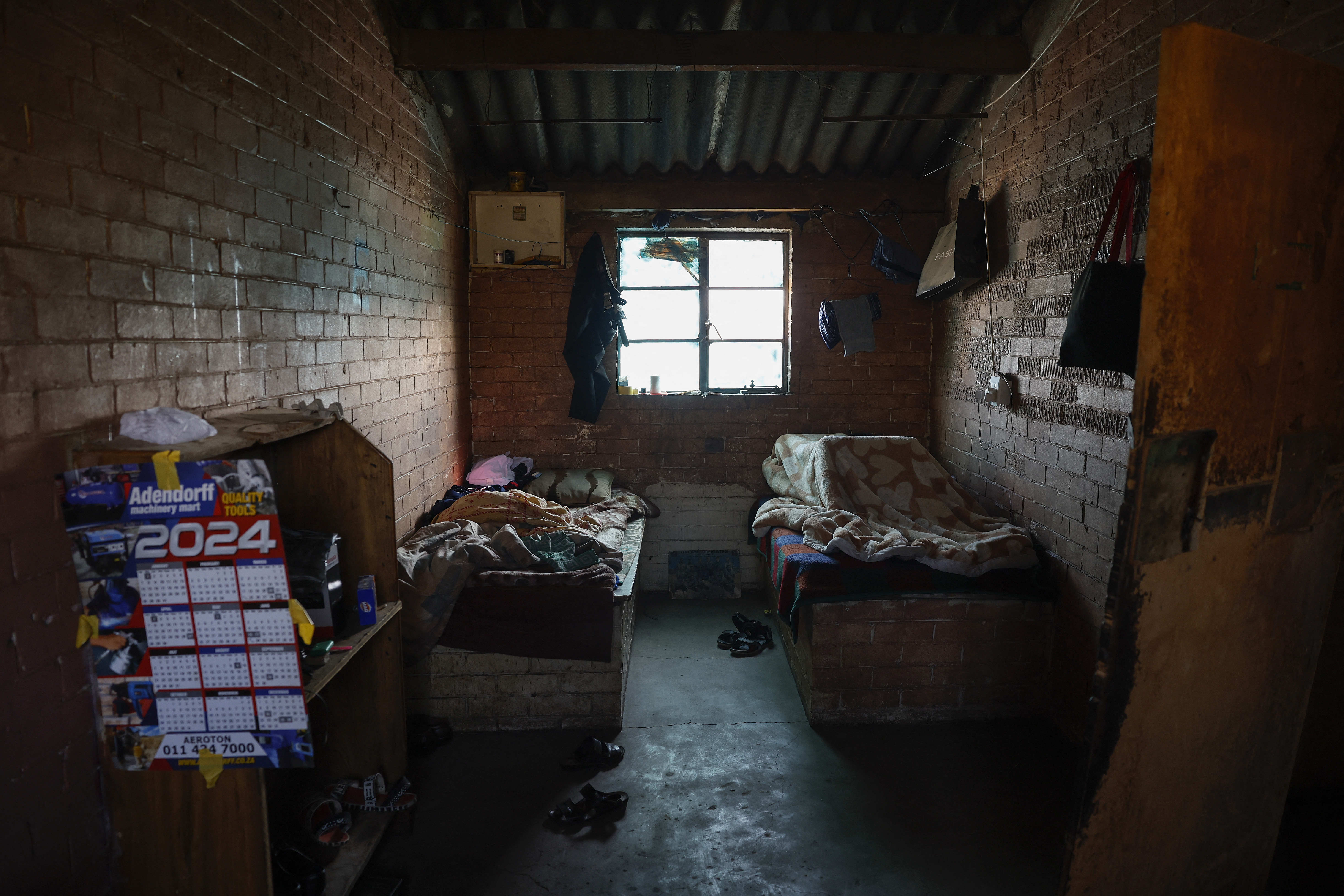 Diepkloof hostel, Soweto, Johannesburg