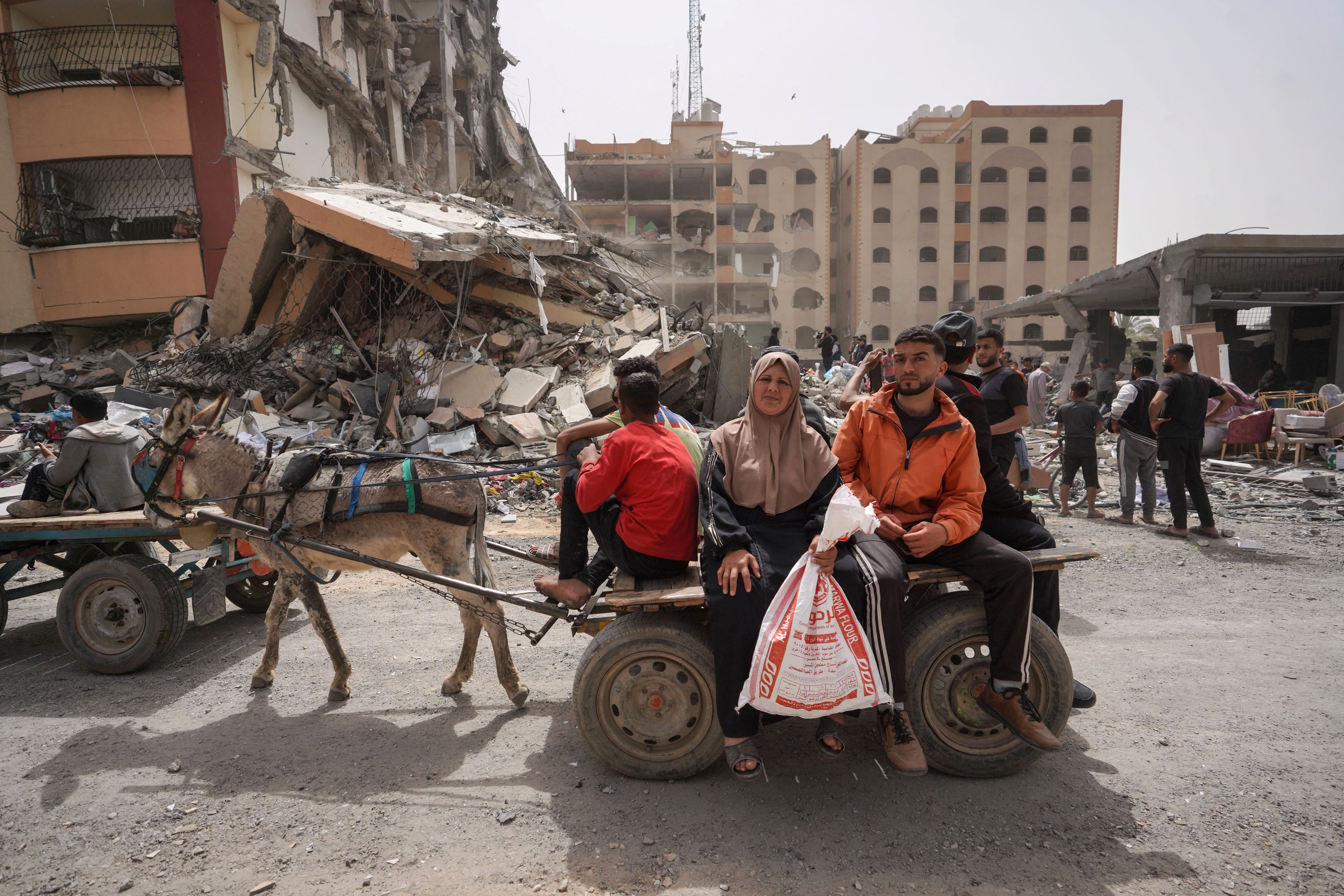 Israeli army withdrew from Nuseirat refugee camp, leaving behind a trail of destruction