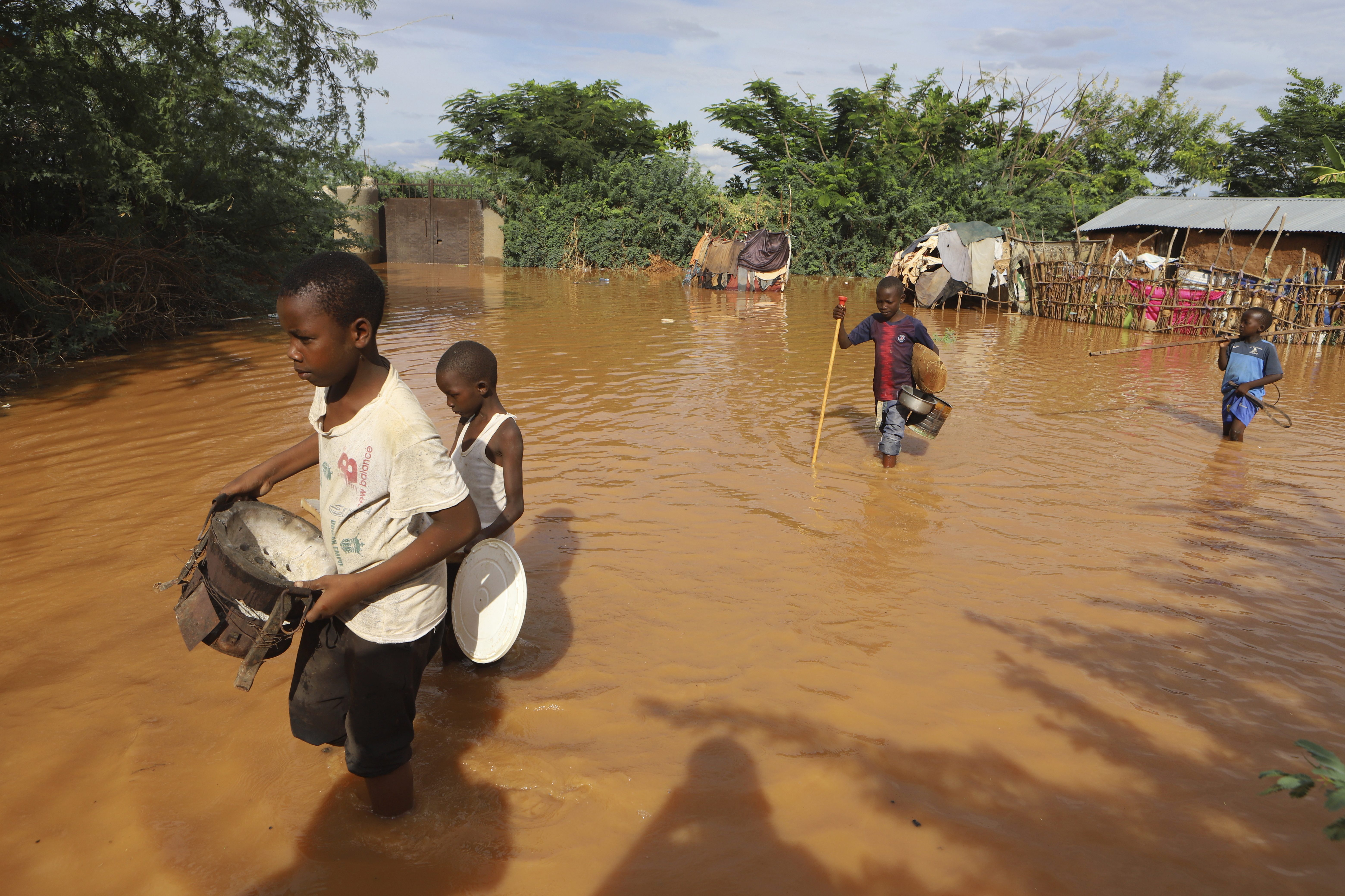 At least 45 people die in western Kenya as floodwaters sweep away houses and cars