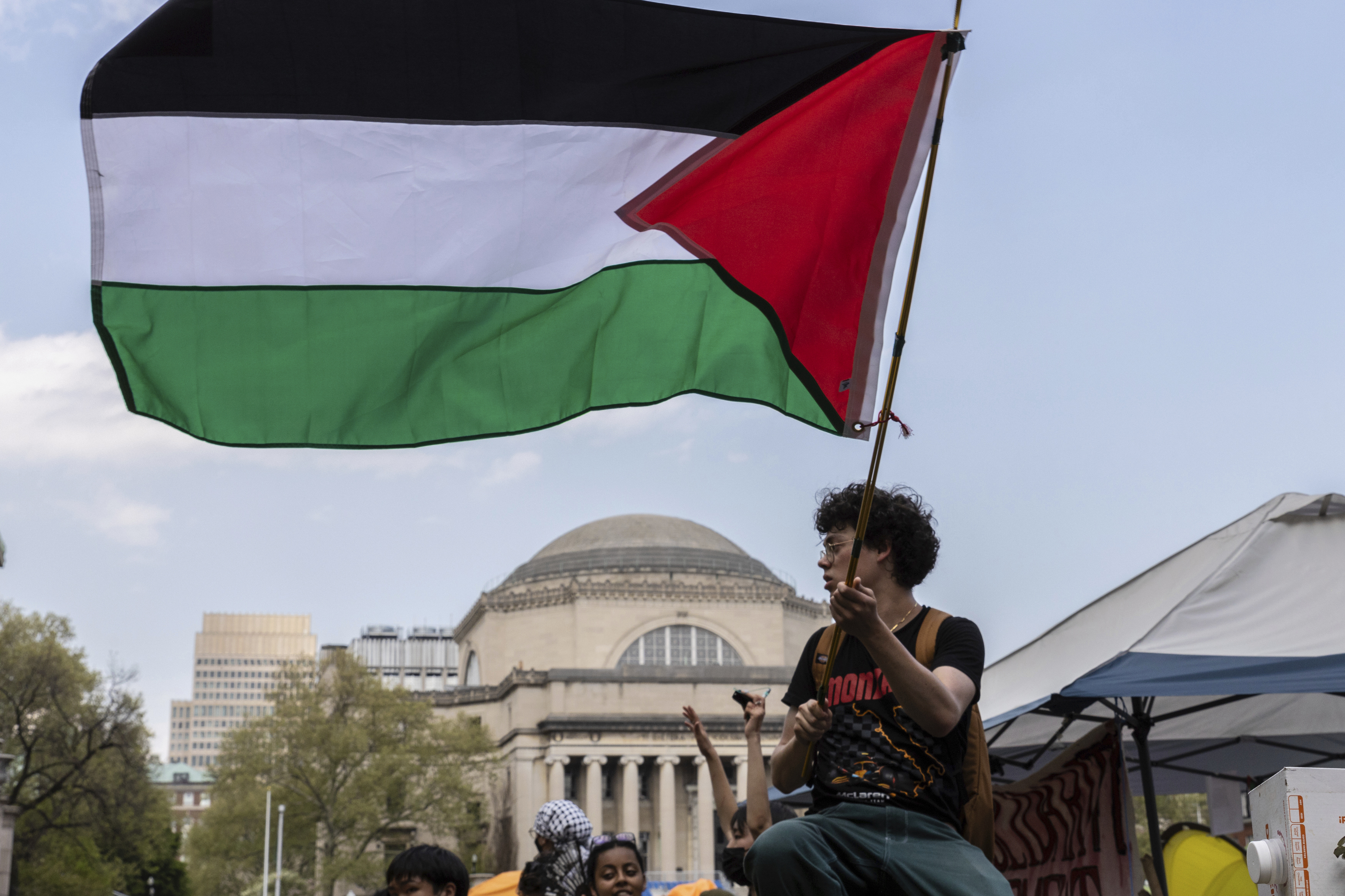 Columbia suspends students after call to end Gaza camp unheeded