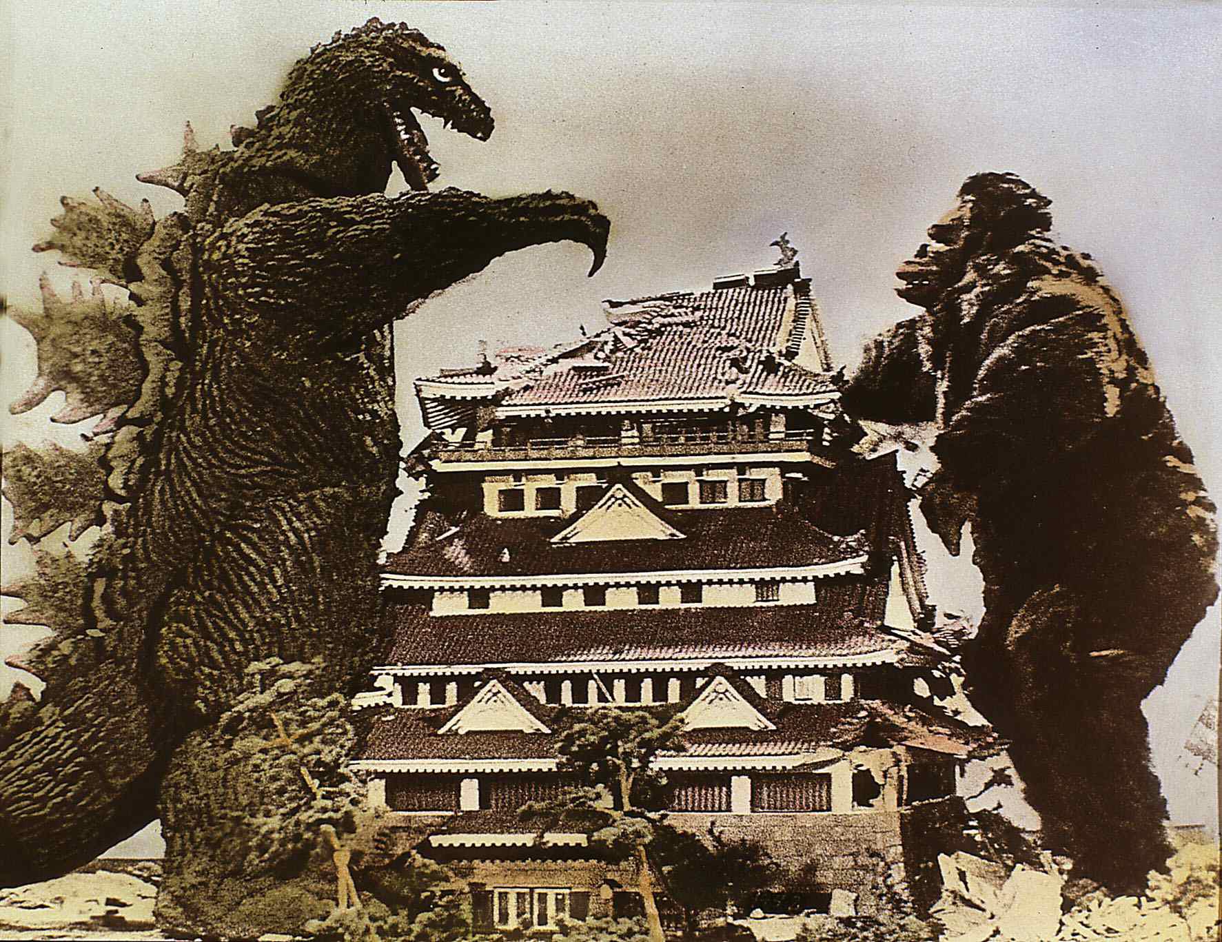 Godzilla and King Kong in a 1963 movie