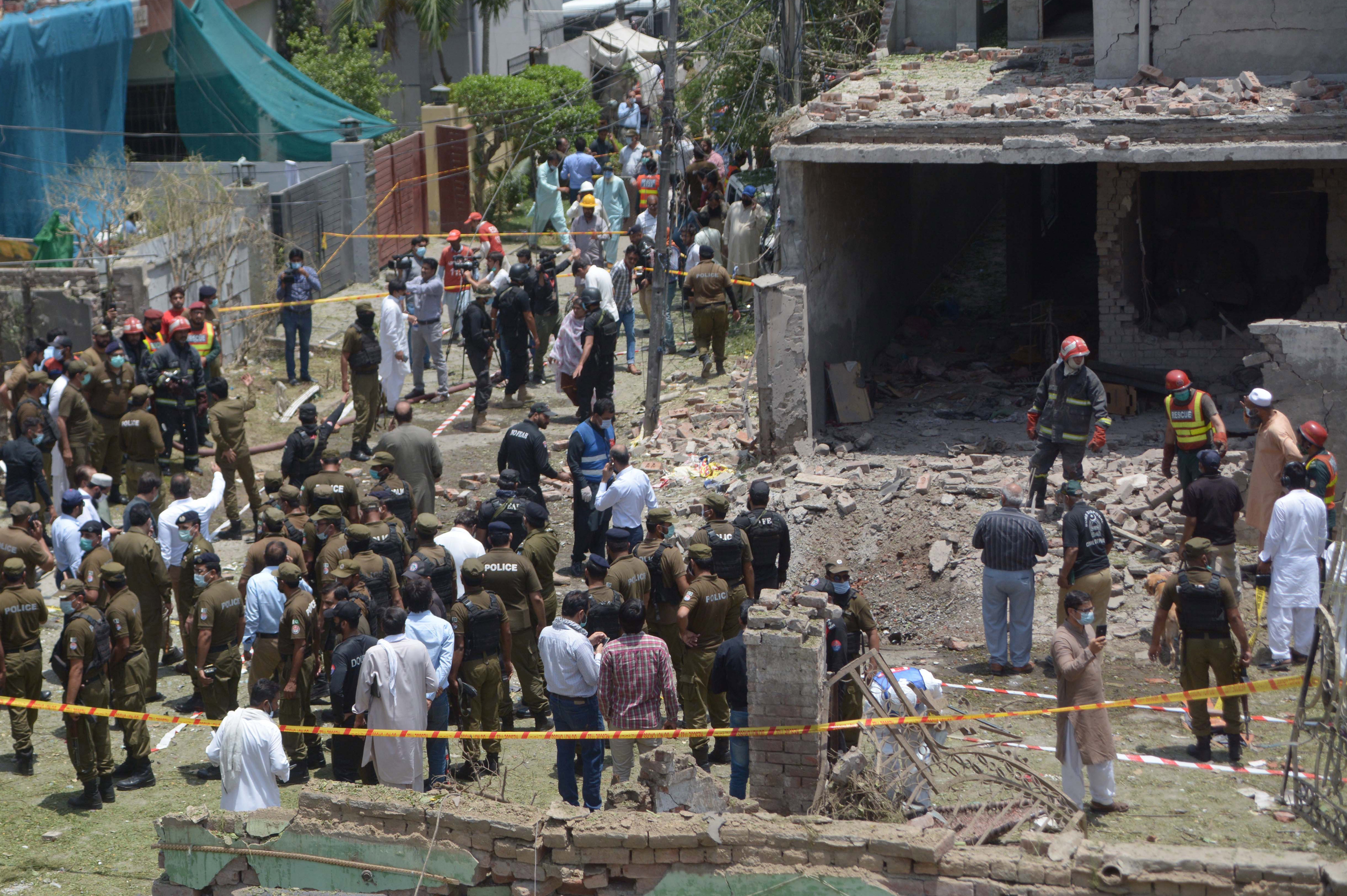 Residence of Hafiz Saeed, co-founder of the banned organisation Lashkar-e-Taiba, was targeted in June 2021 in Lahore.