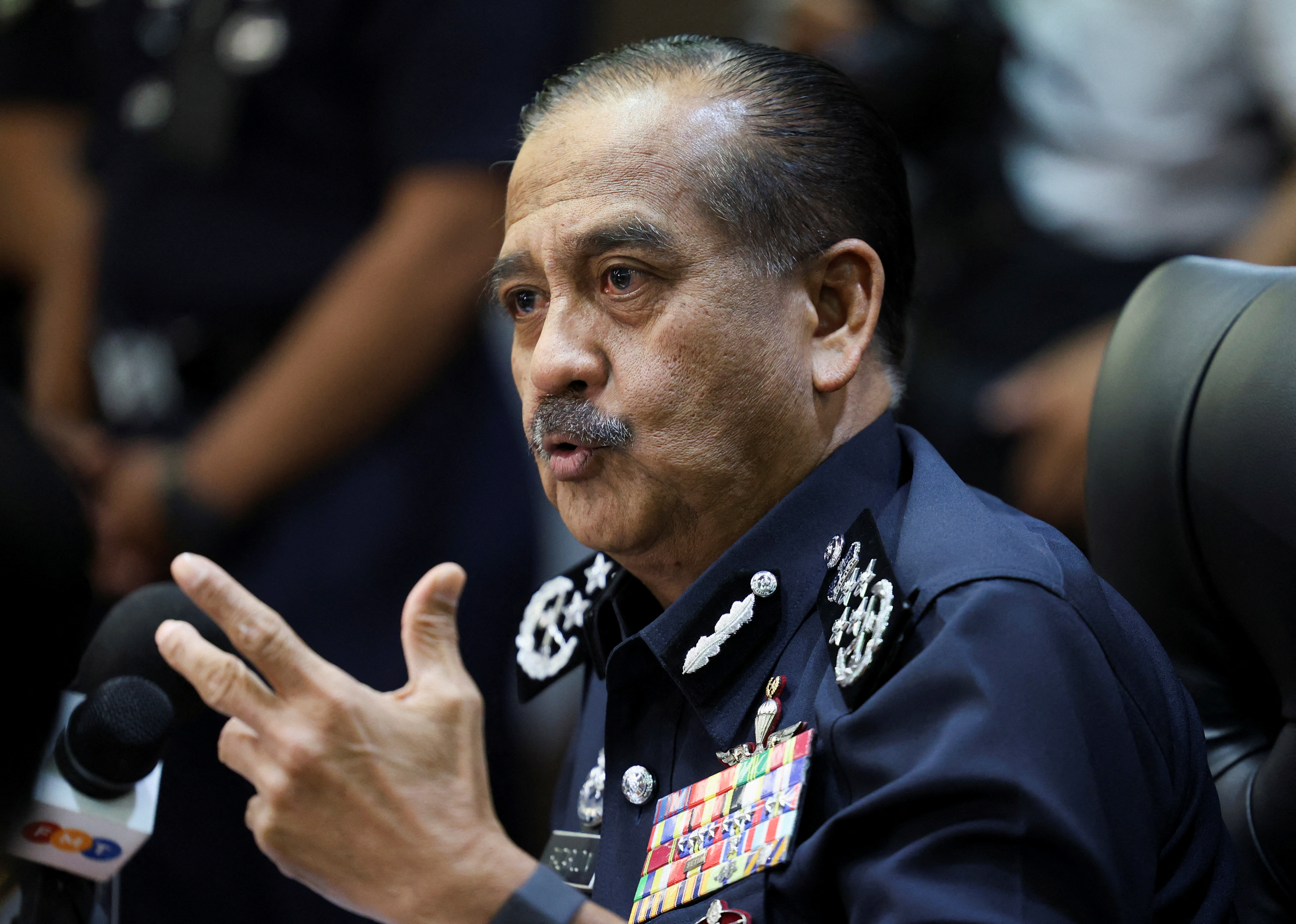 Malaysian Inspector-General of Police Razarudin Husain