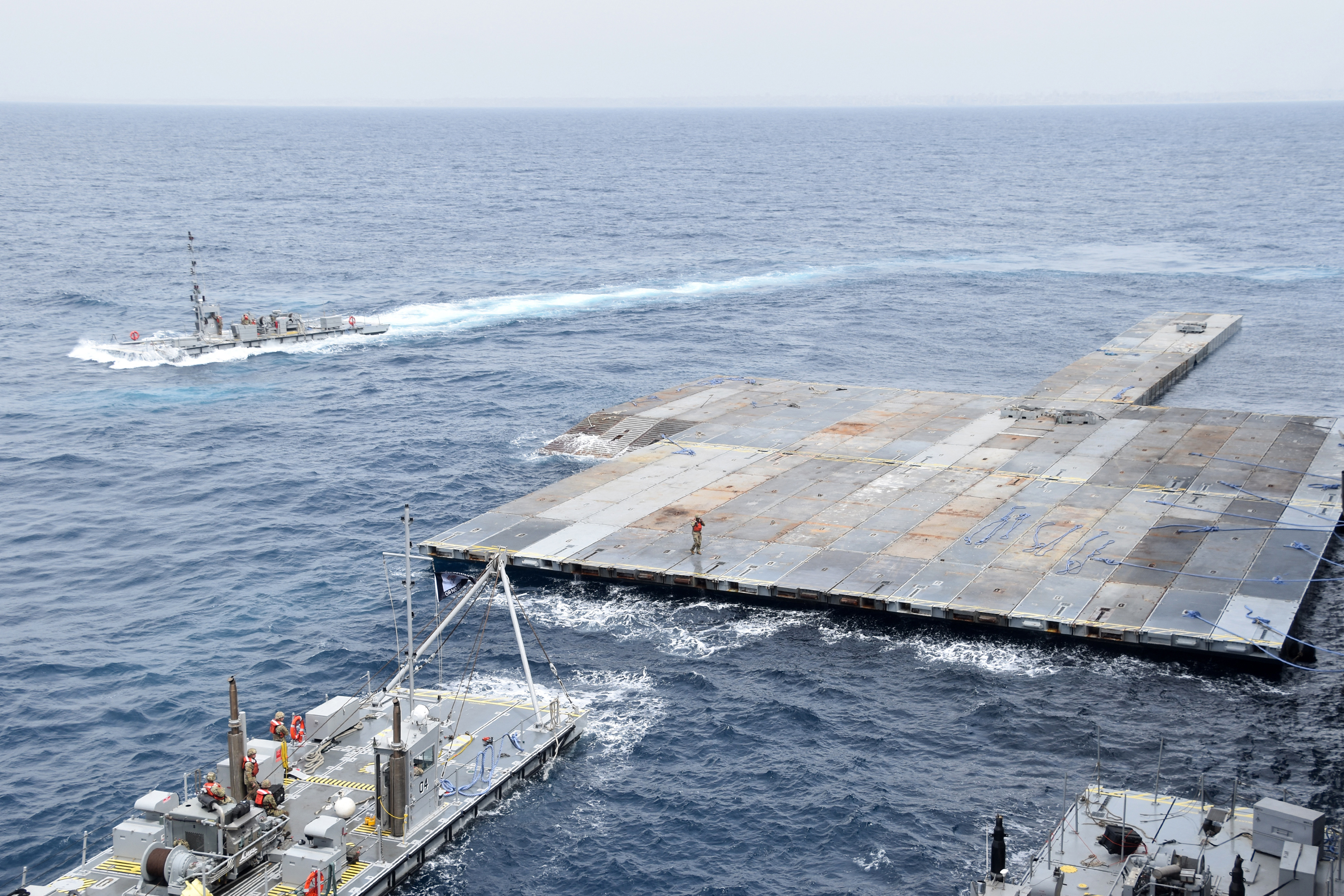 This handout picture courtesy of the US Central Command (CENTCOM)