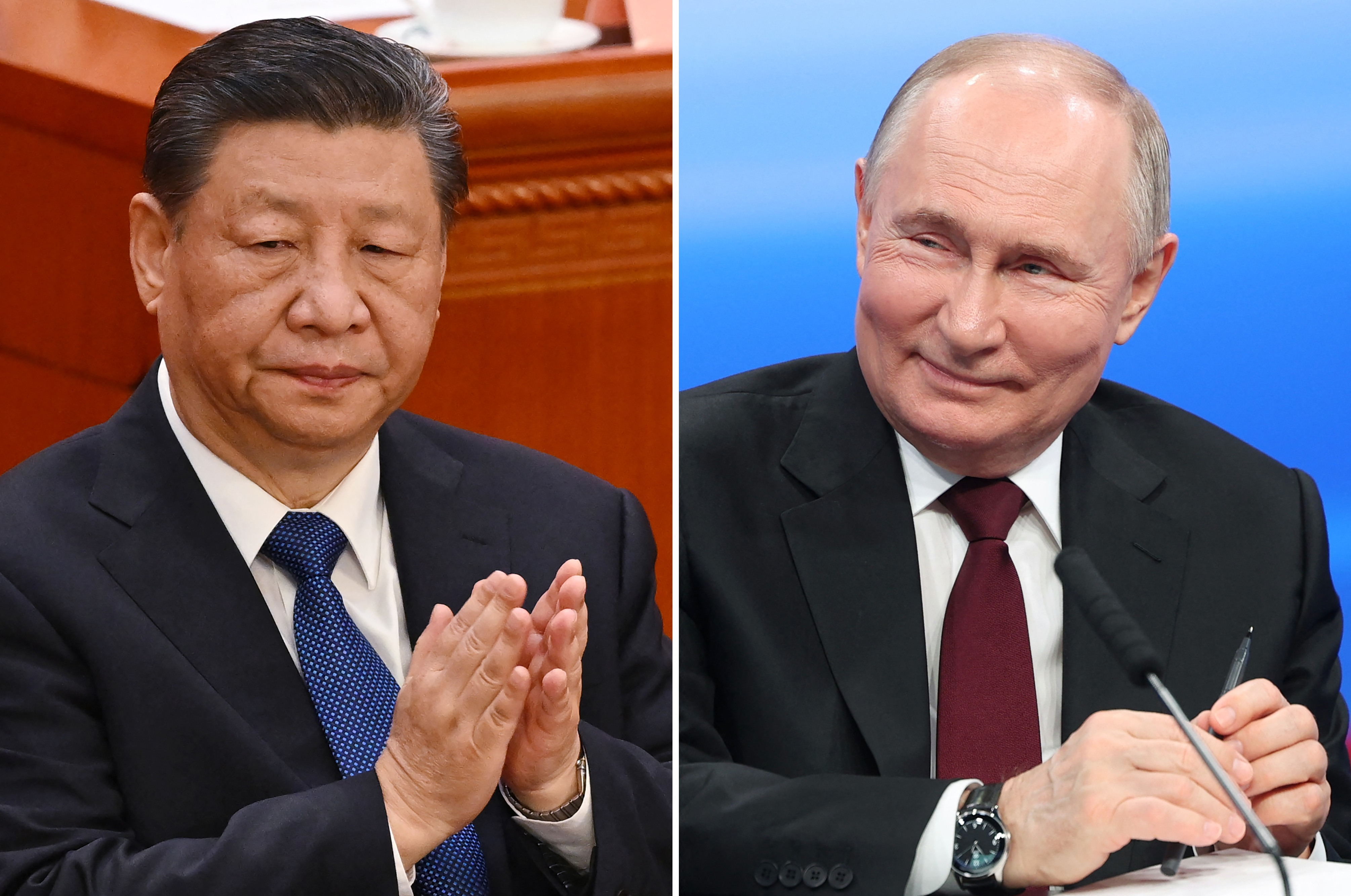 China's President Xi Jinping and Russia's President Vladimir Putin