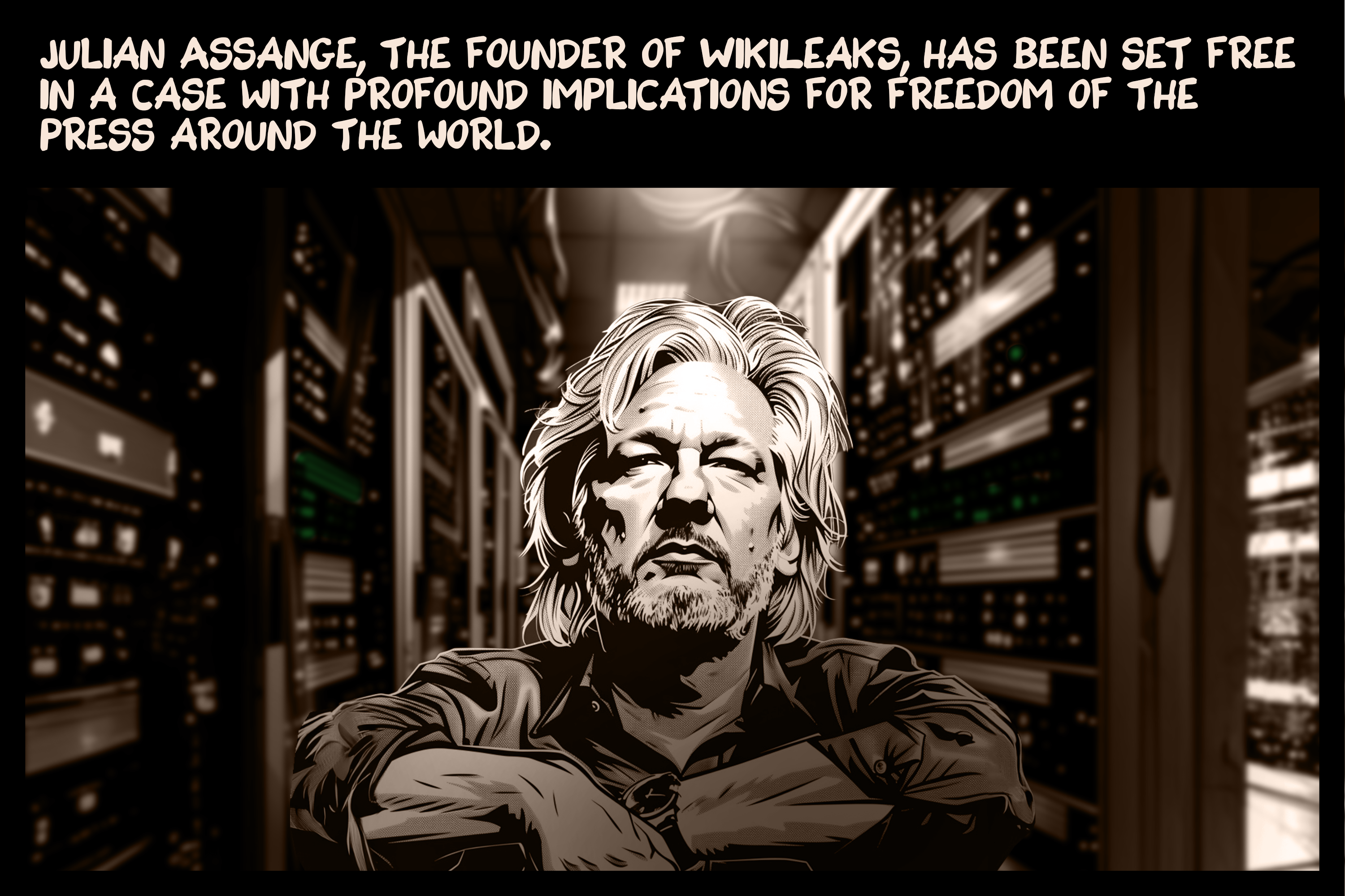 Julian Assange, the founder of WikiLeaks, has been set free in a case with profound implications for freedom of the press around the world.