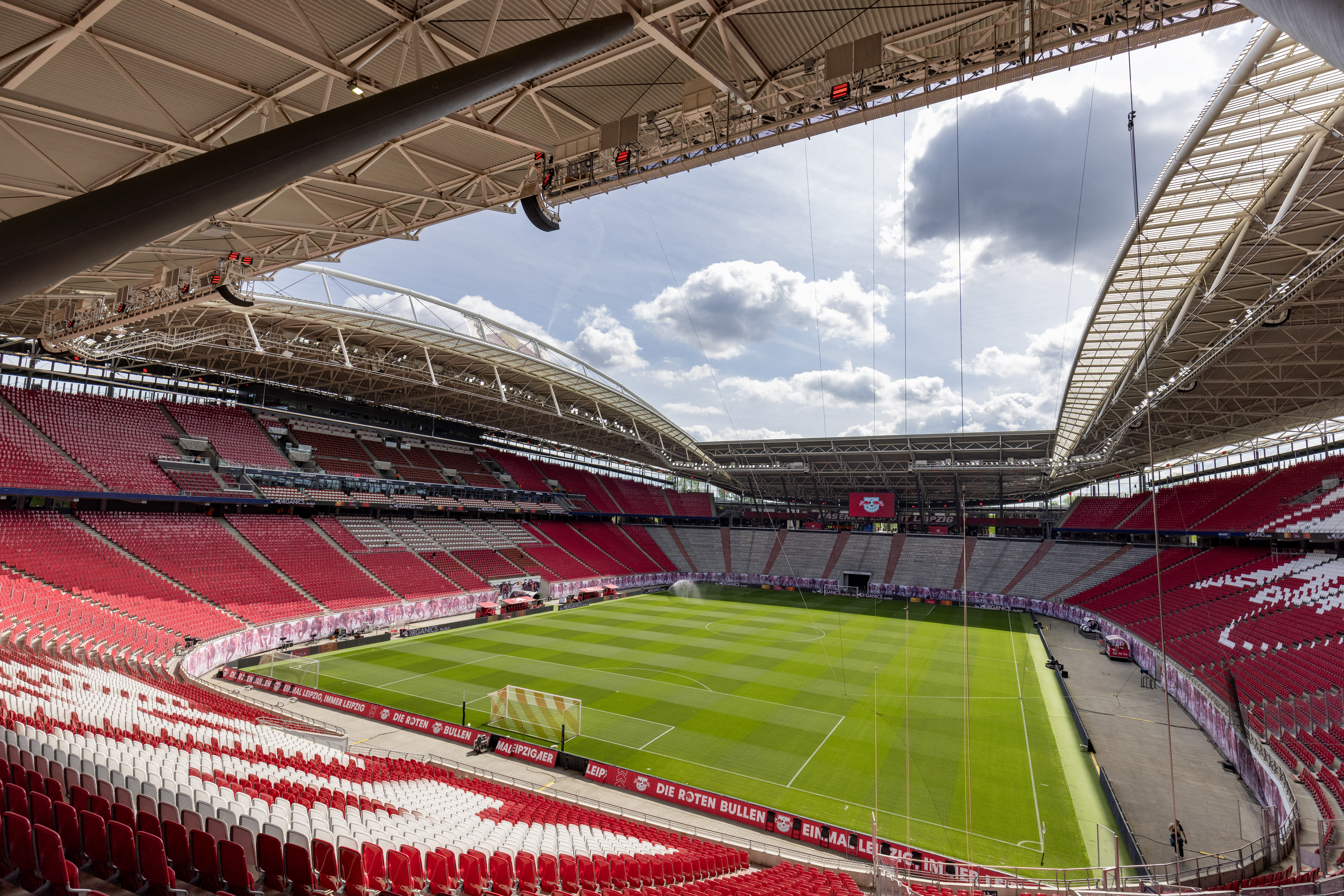 Interior view of stadium.