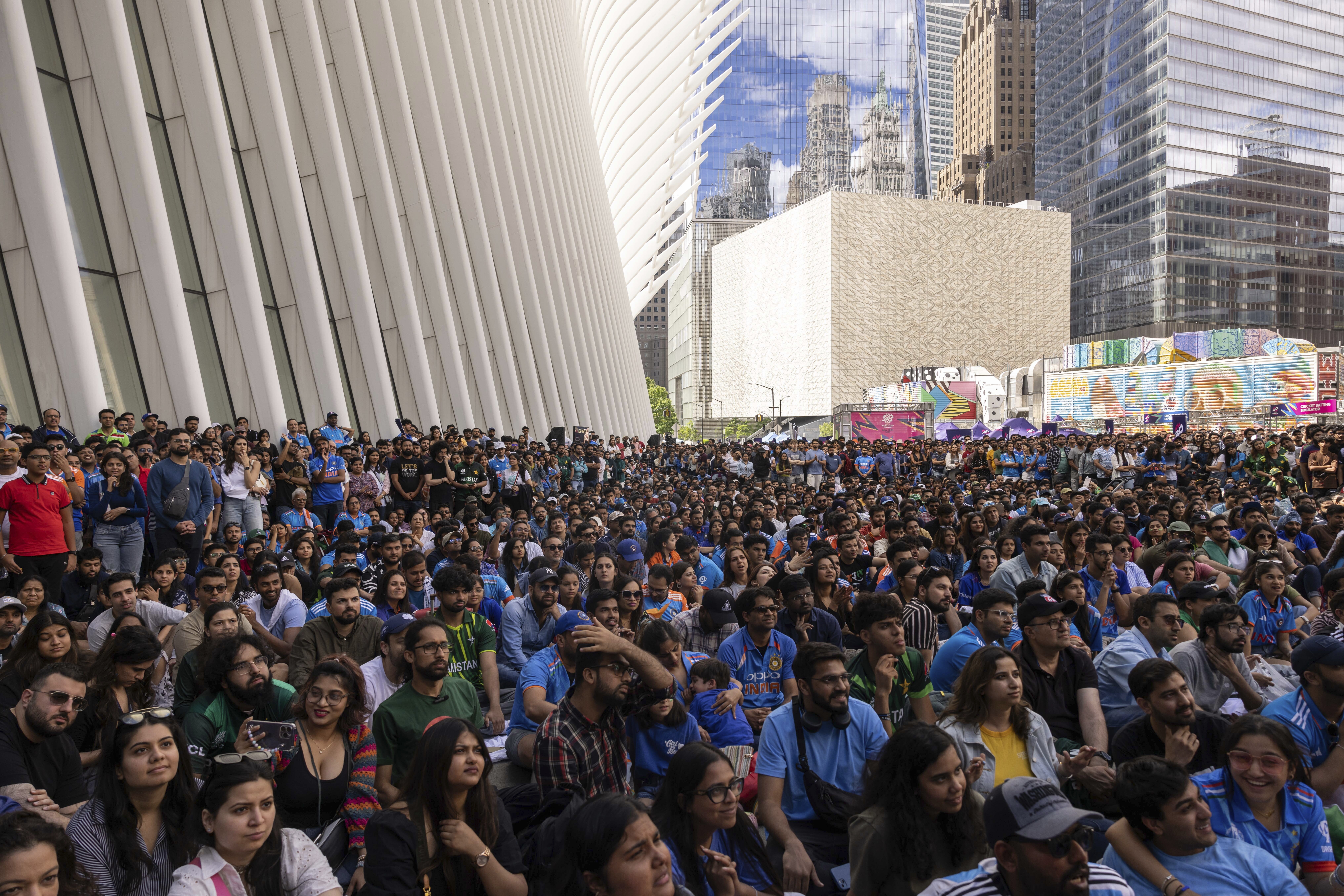India and Pakistan cricket fans bring the party to the USA