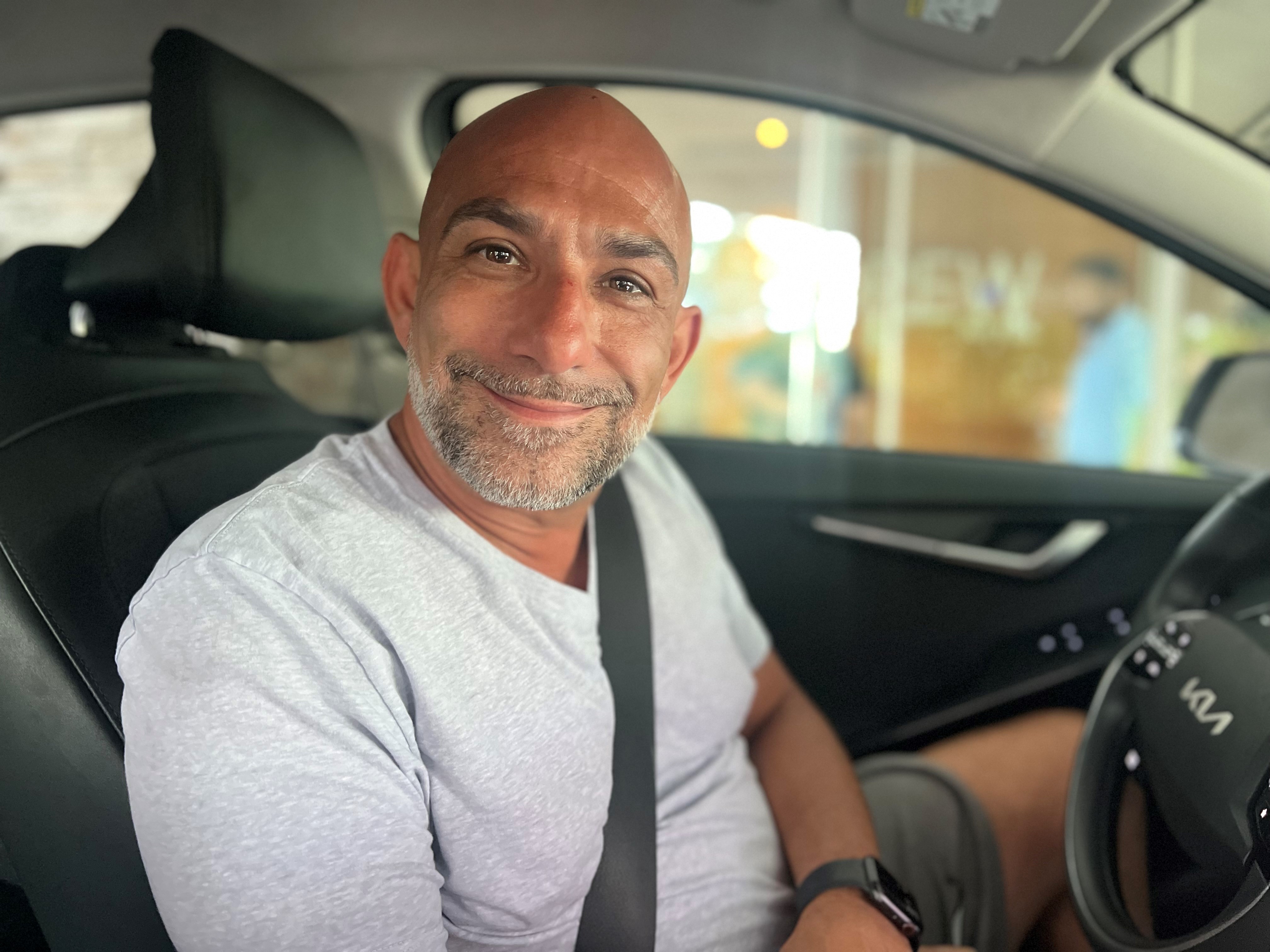 Daniel is an ubder driver in New York [Melinda Farrell/Al Jazeera]