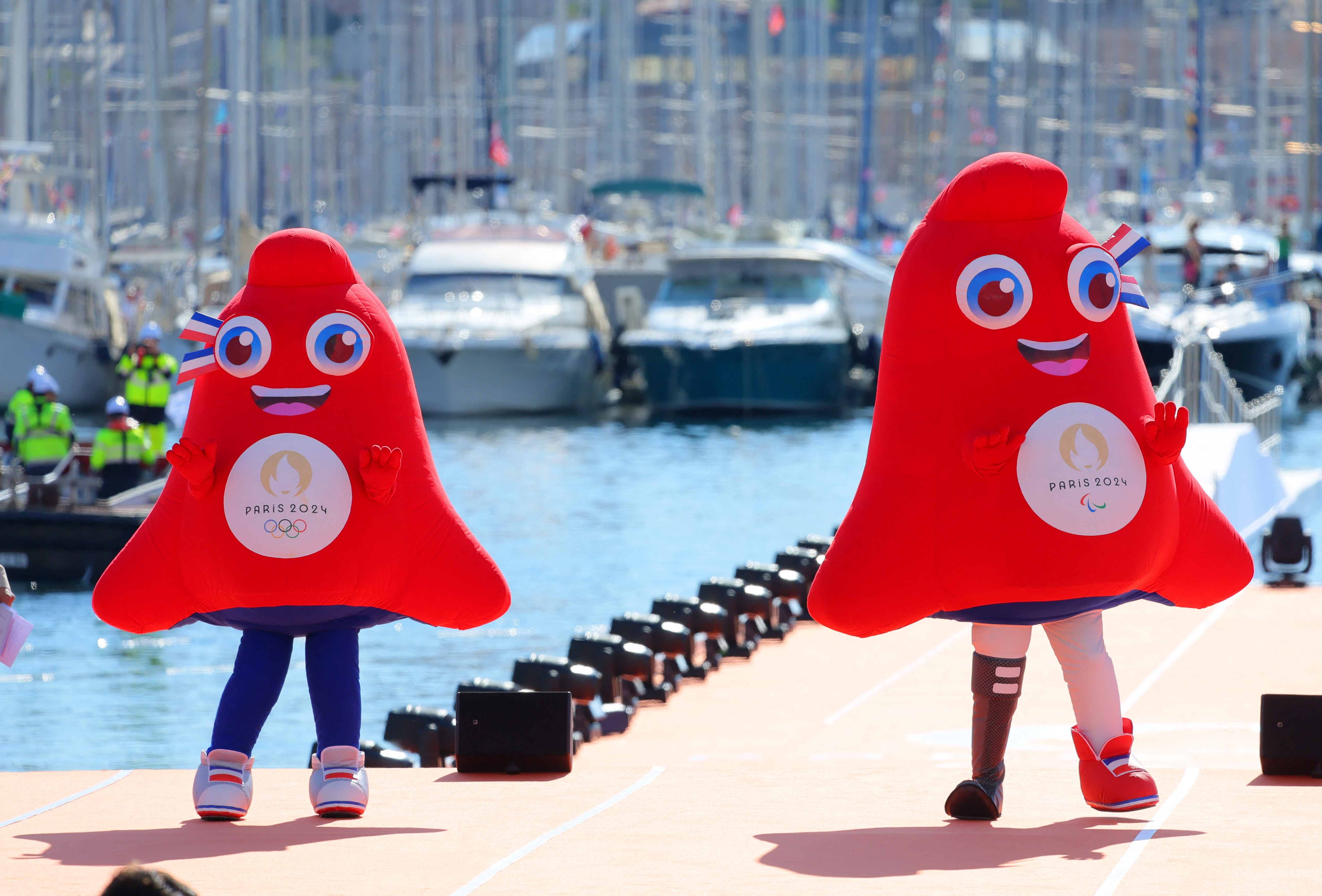French mascots for Olympics.