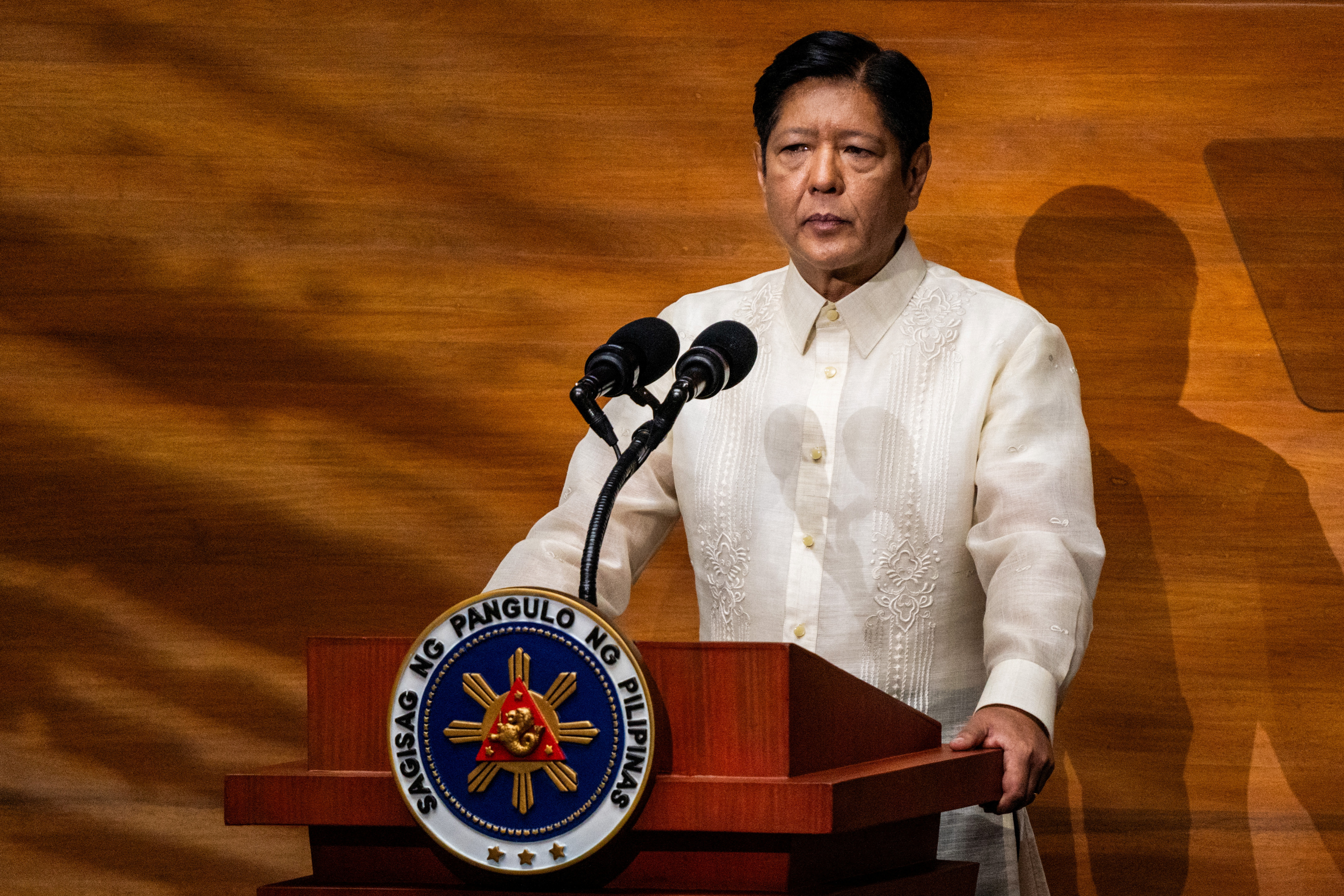 Philippine President Ferdinand Marcos Jr. delivers his third State of the Nation Address (SONA) at the House of Representatives in Quezon City, Metro Manila, Philippines.