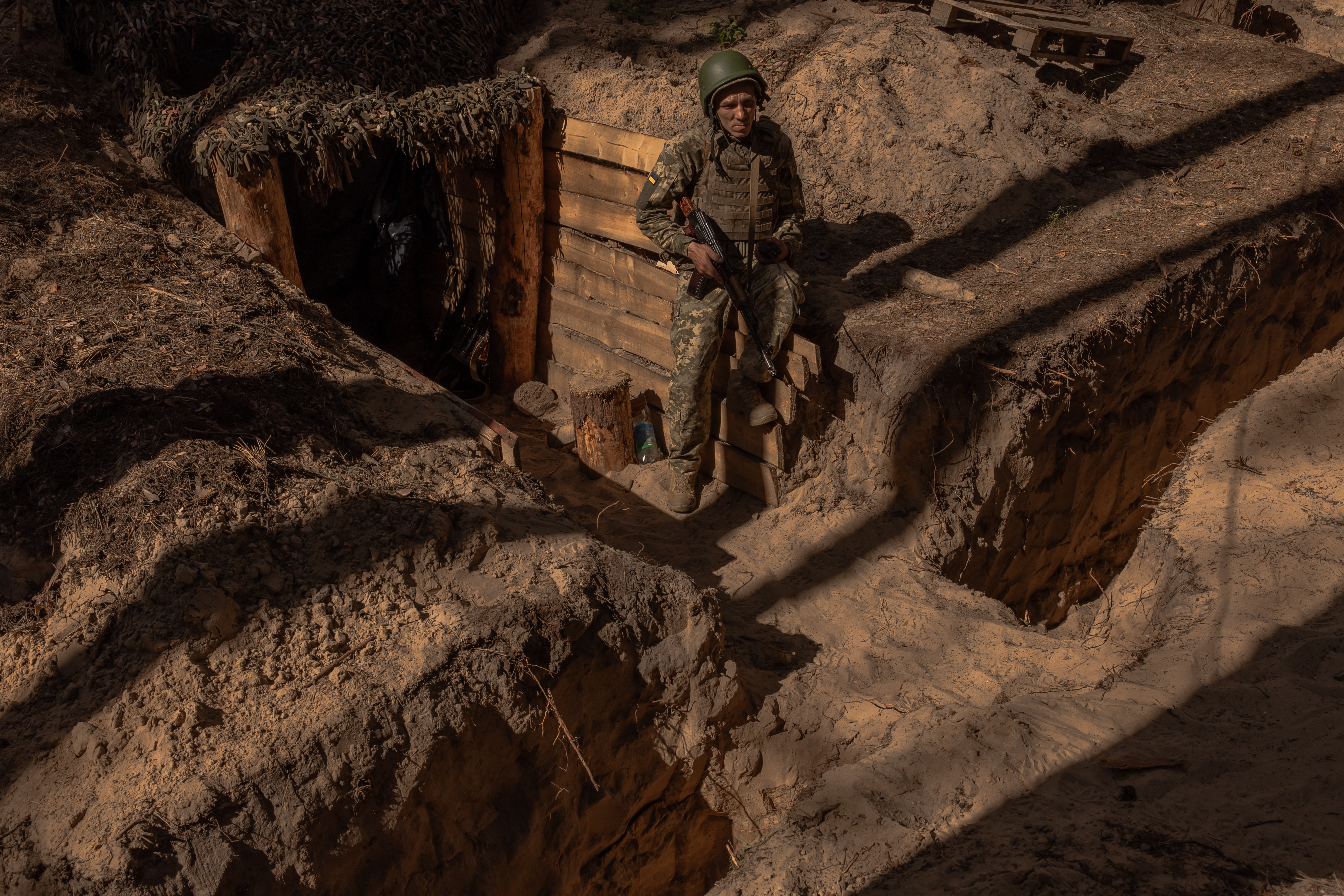 Ukrainians training in Kharkiv