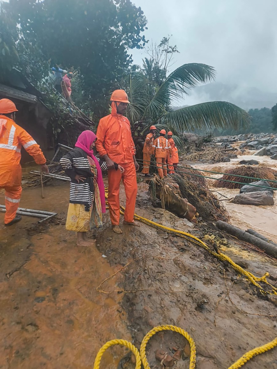 Landslides caused by heavy rains kill at least 36 people in southern India