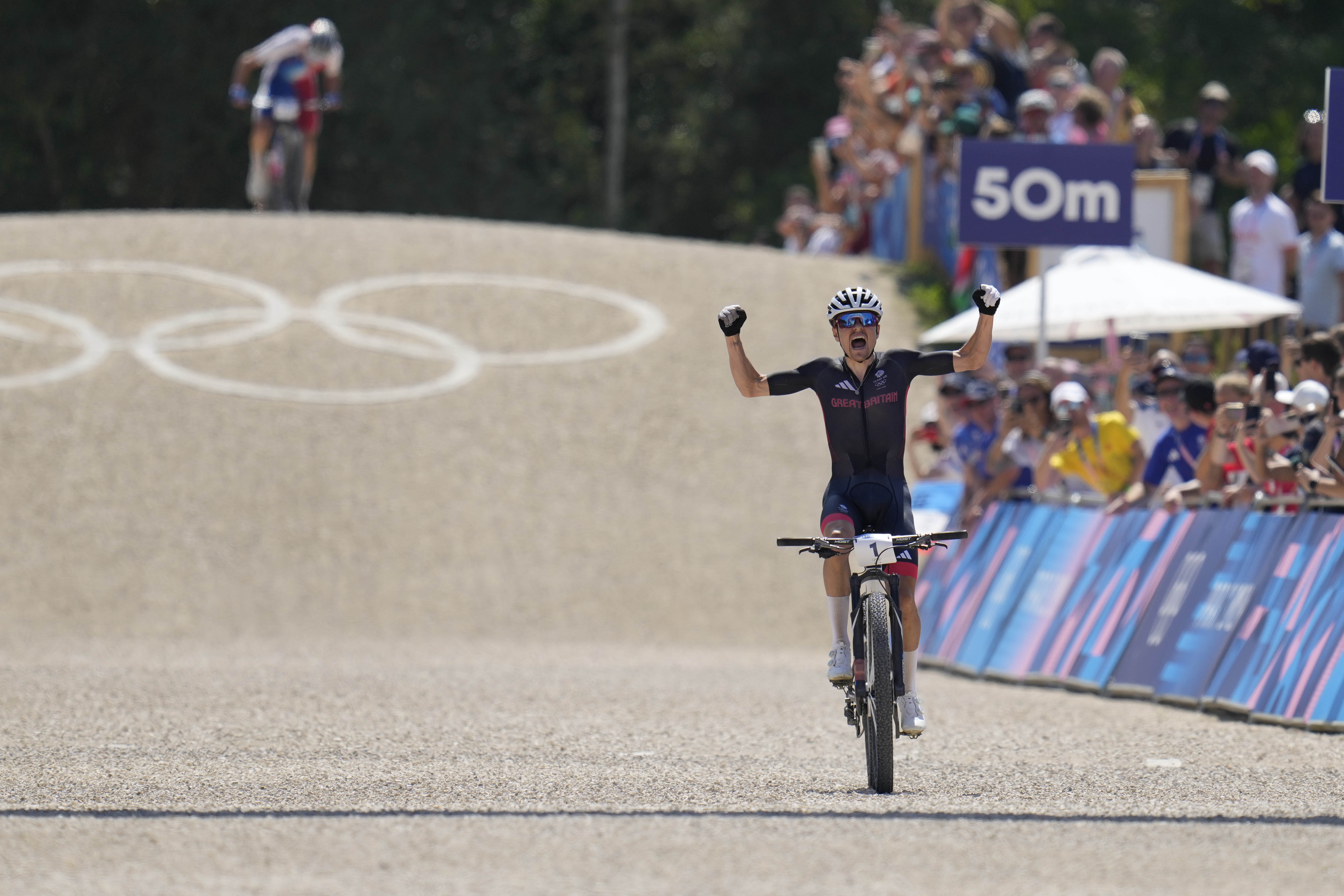 The British rider, who had to pull out of the Tour de France about two weeks ago when he contracted COVID-19, joined Paola Pezzo and Julien Absalon as the only riders with two mountain bike gold medals from the Summer Games.