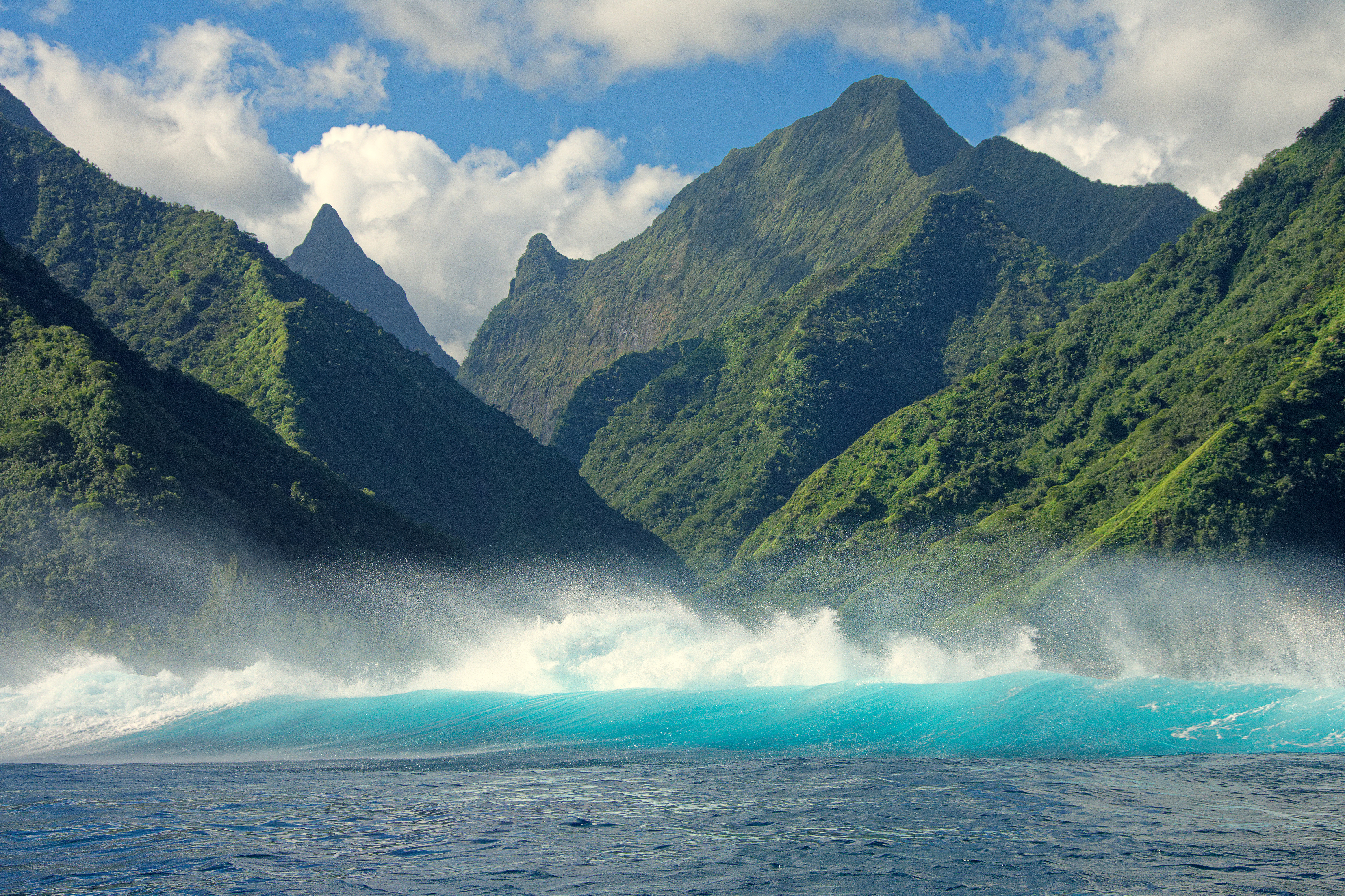 Teahupo'o, French Polynesia: Teahupo'o is scheduled to host the surfing competition for the 2024 Summer Olympics. (Photo by: Bru G/Andia/Universal Images Group via Getty Images)
