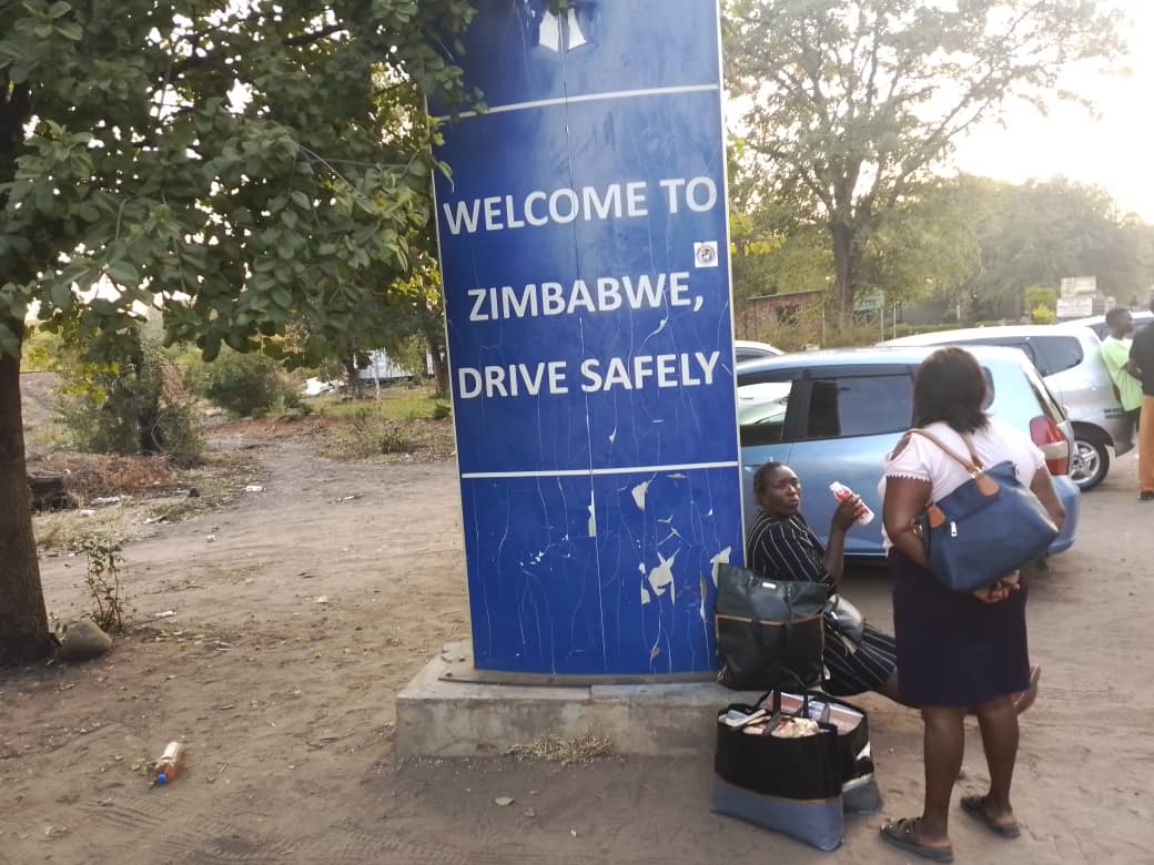 Border between Zambia and Zimbabwe