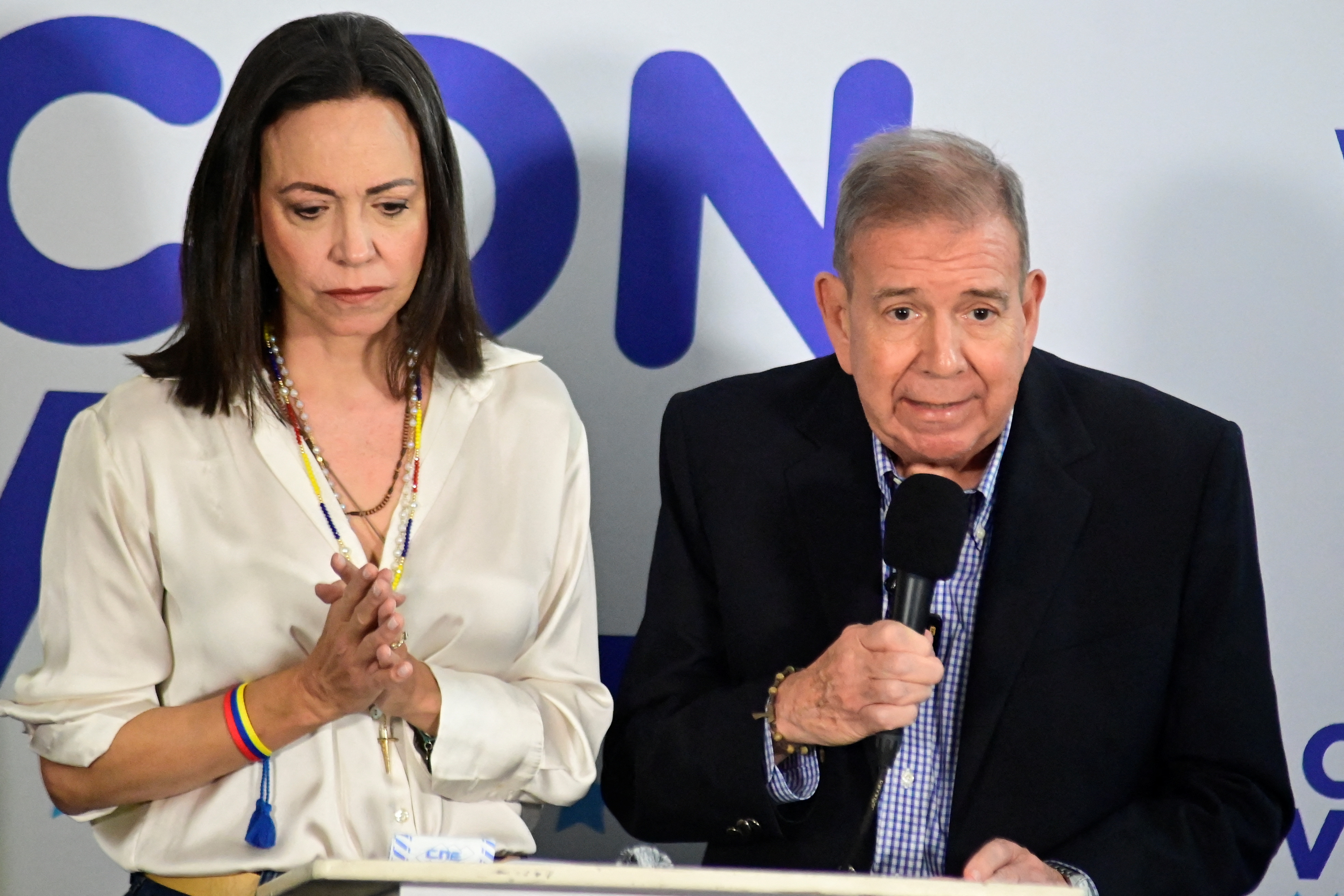 Maria Corina Machado and Edmundo Gonzalez