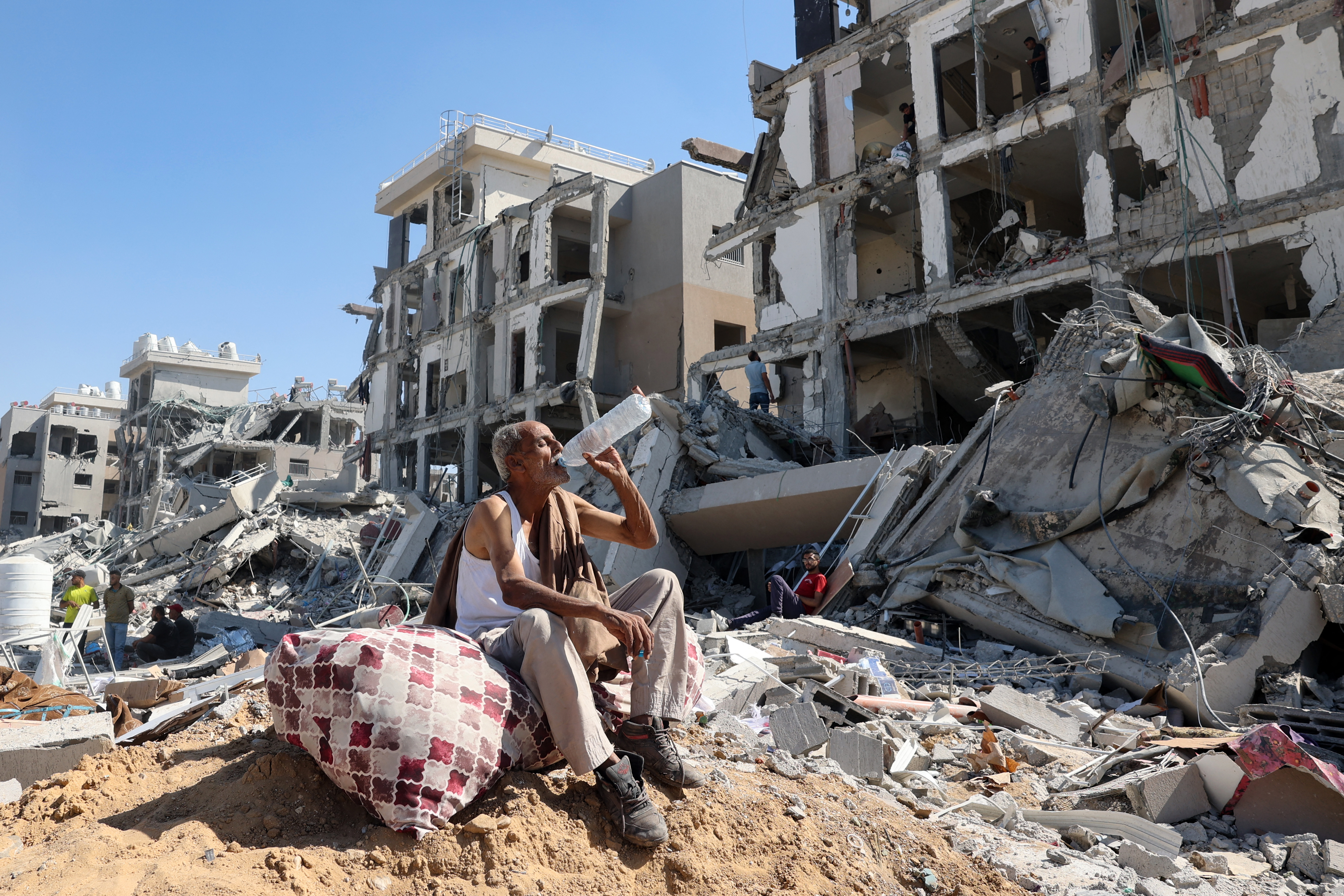 Aftermath of ground operation in Deir al-Balah