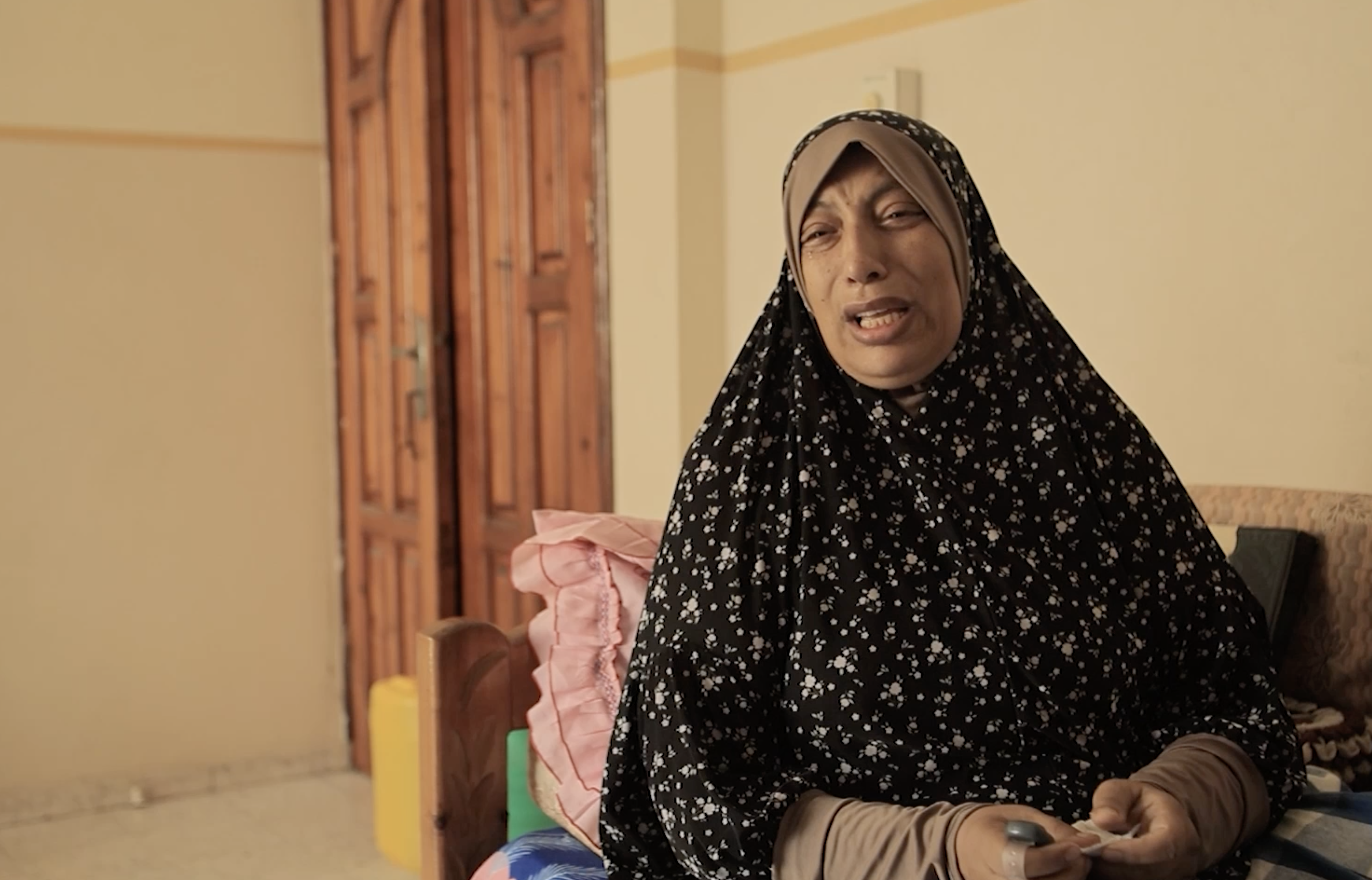 Sumaya Abu Ajwa [Screengrab/Sanad Verification Agency/Al Jazeera]