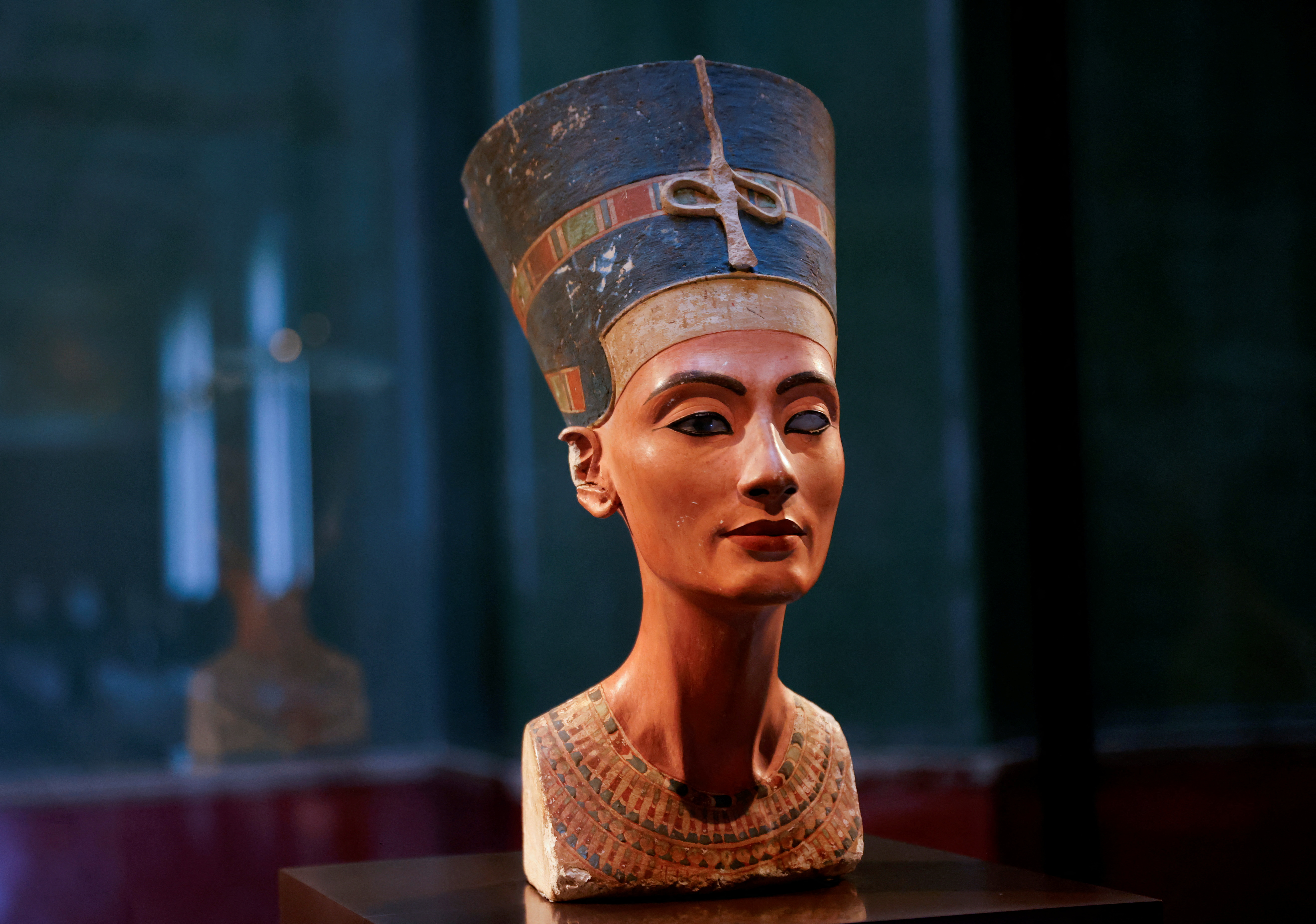 The bust of Queen Nefertiti pictured in Berlin