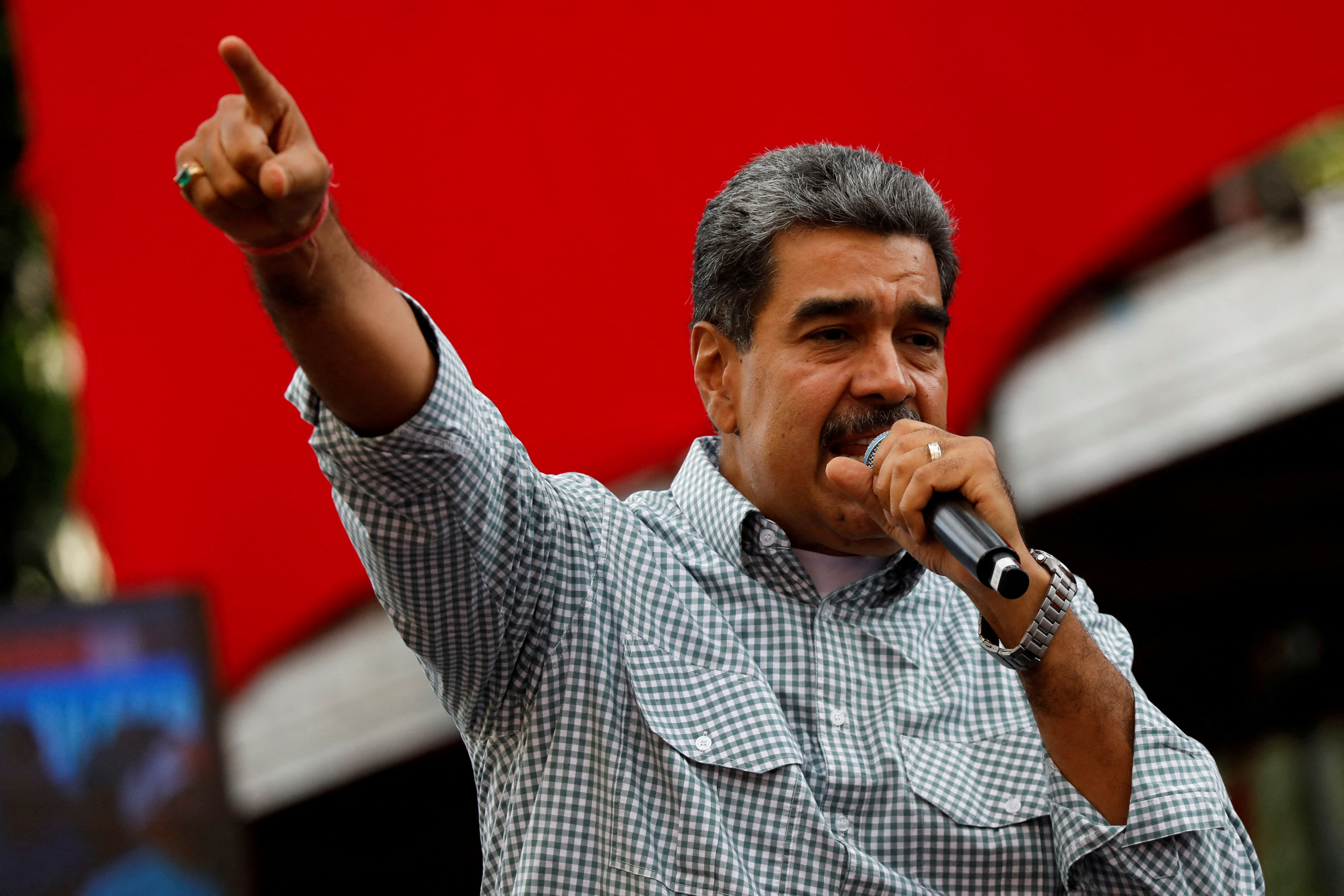 Opposition politicians have blamed the death of the local leader on President Nicolas Maduro, above [Fausto Torrealba/Reuters/File]