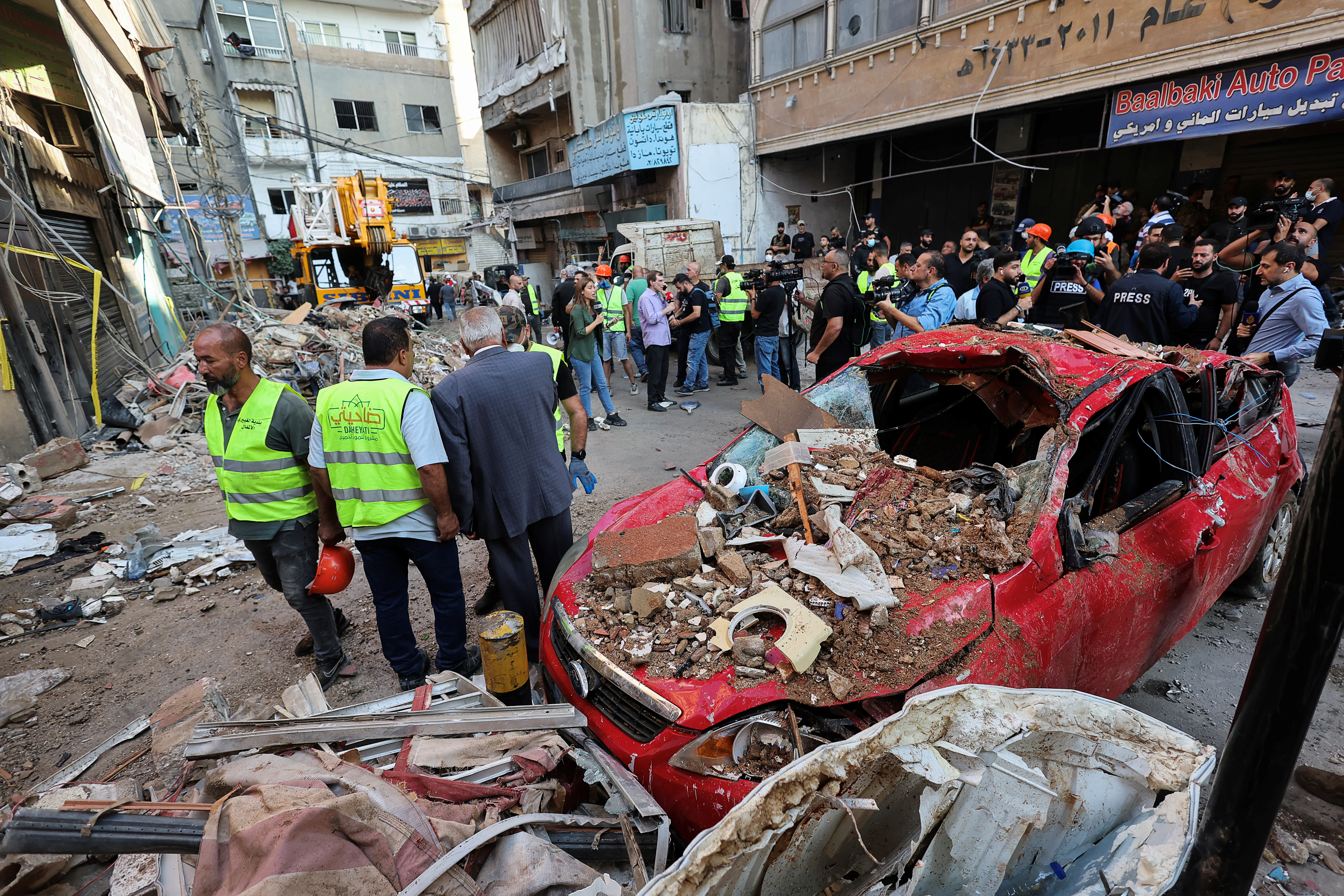 Israeli strike on southern Beirut