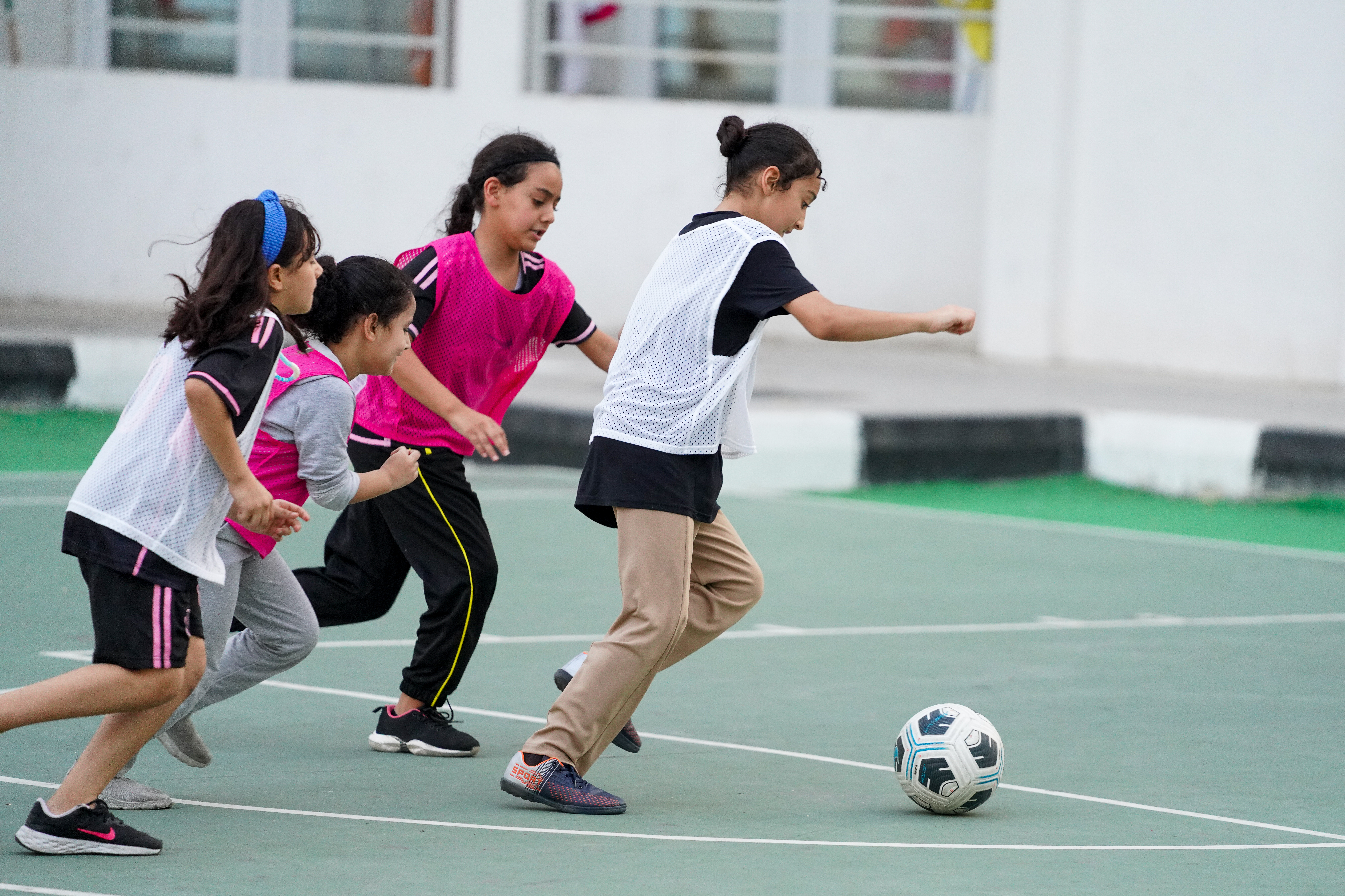 Football helps heal Palestinian children in Qatar