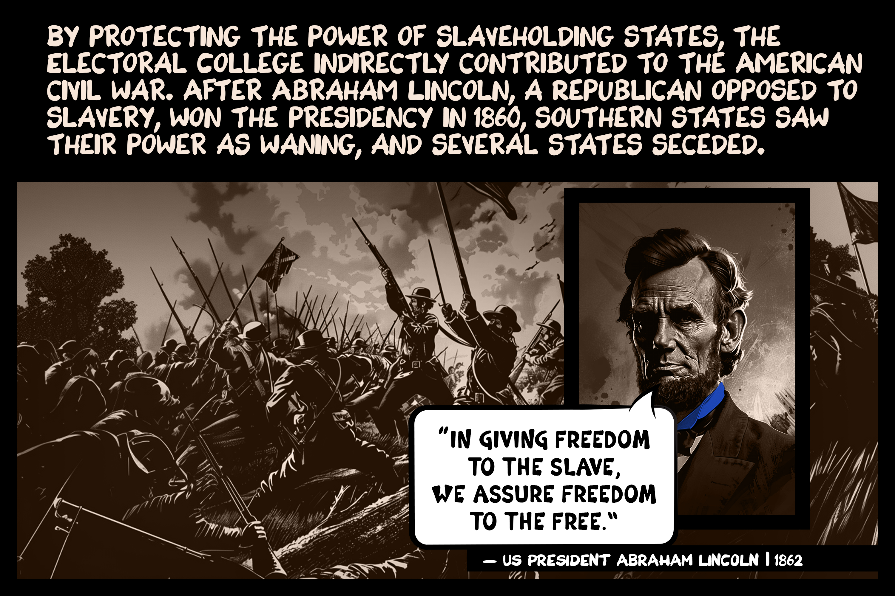 History Illustrated - The US Electoral College - How the South used slavery for political gain