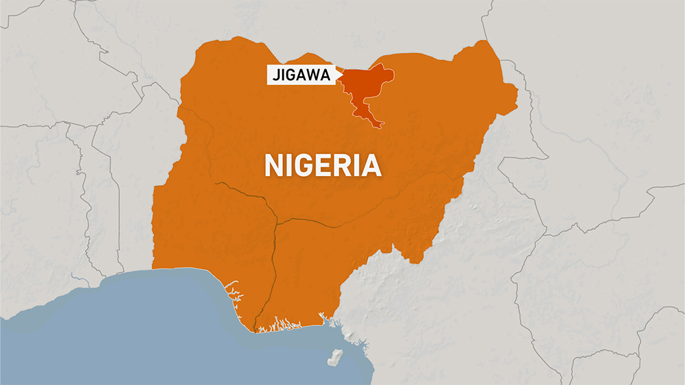 Map of Jigawa state, Nigeria