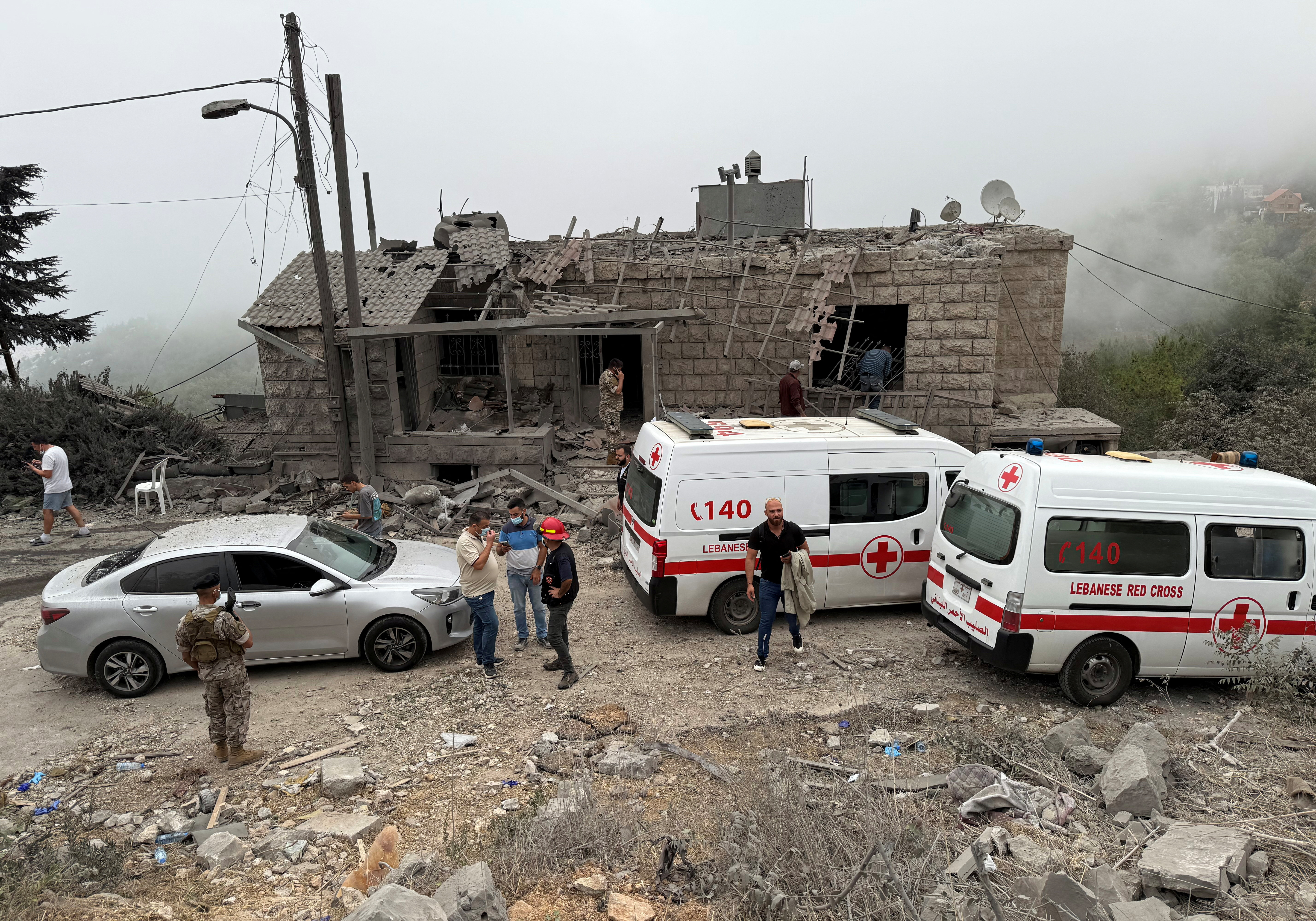 Israel kills at least 21 in strike on Christian town in north Lebanon