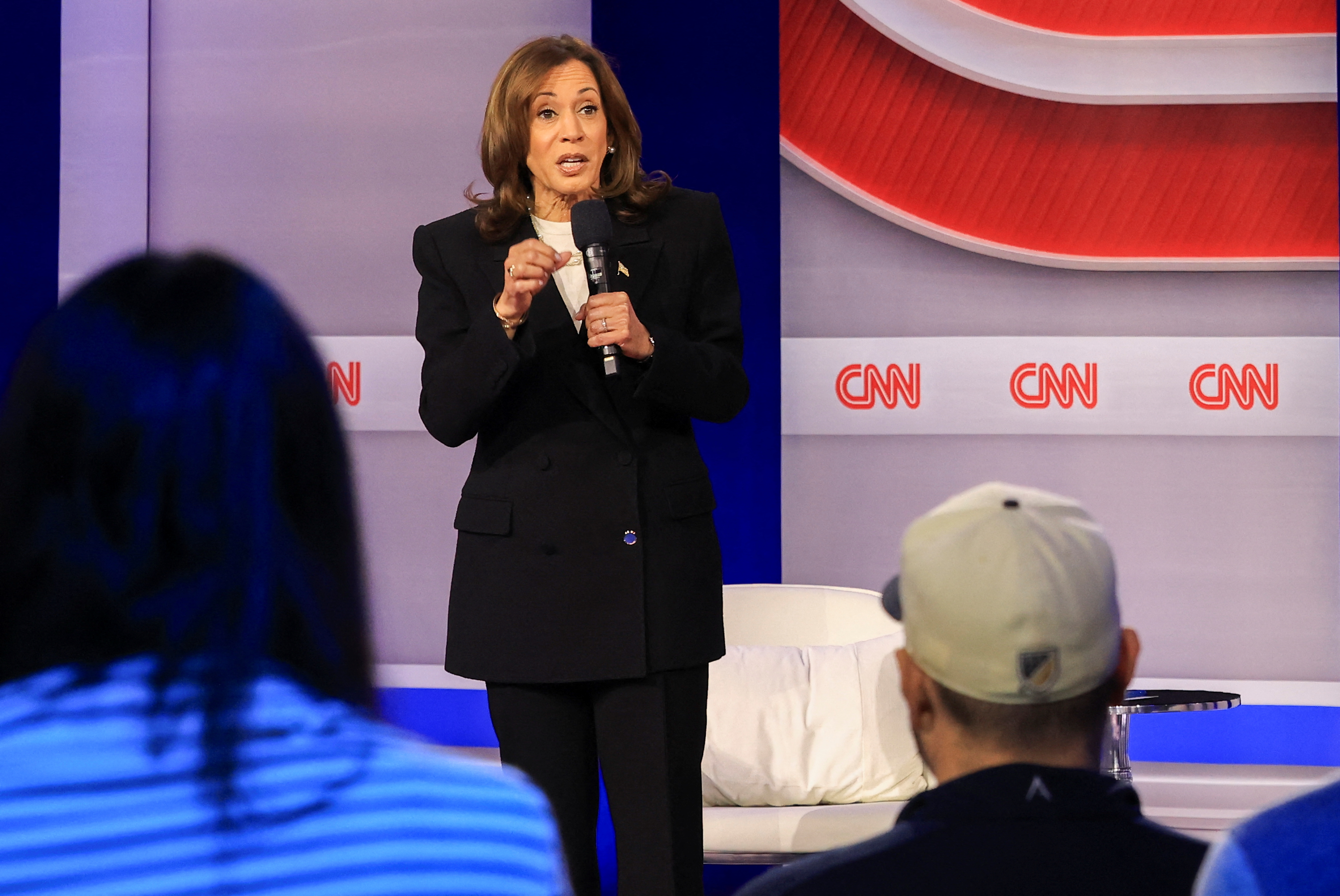 Kamala Harris at CNN town hall