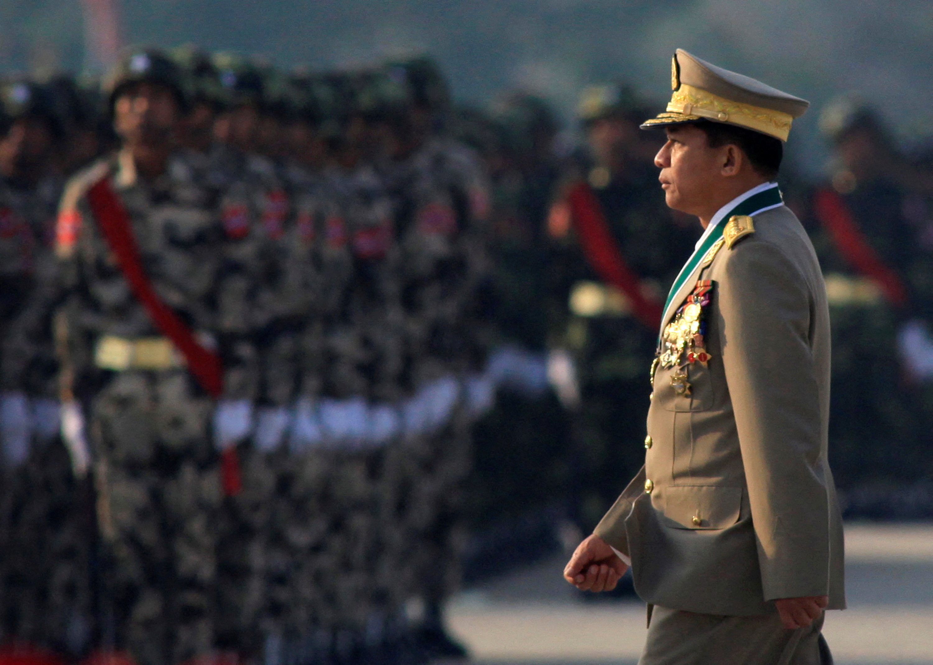Myanmar's army chief Senior General Min Aung Hlaing