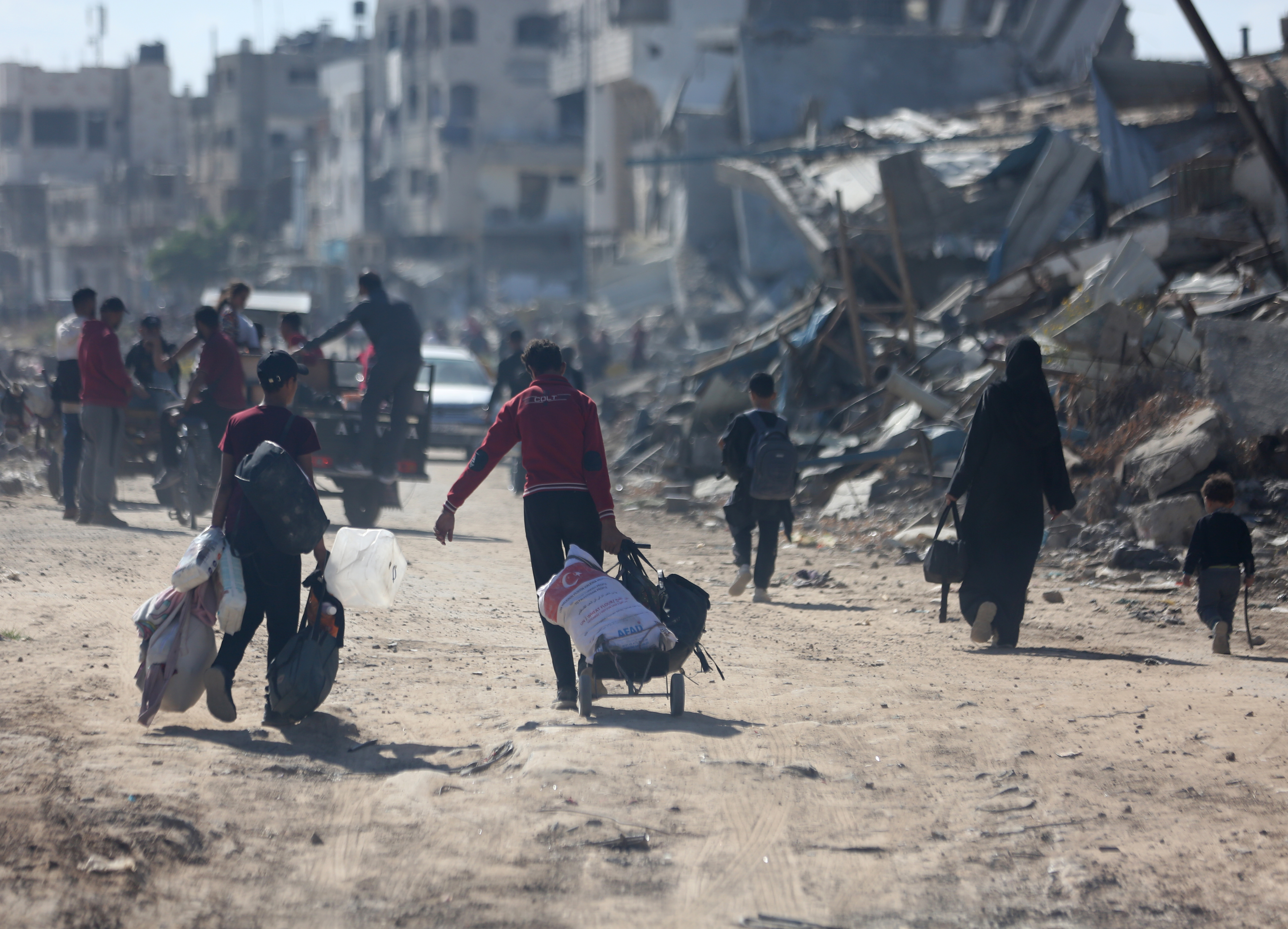 Forced migration of Gazans continues