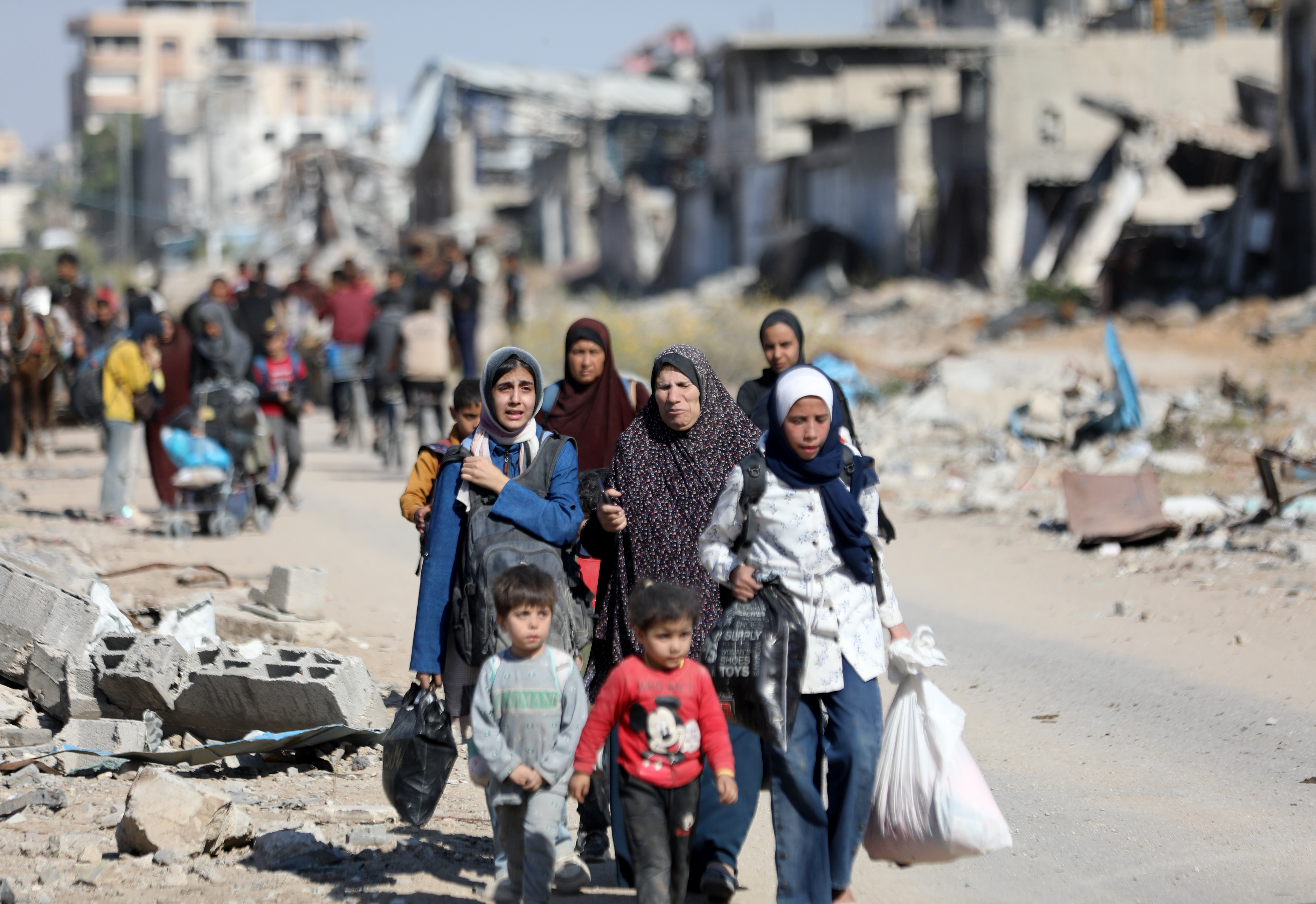 Forced migration of Gazans continues