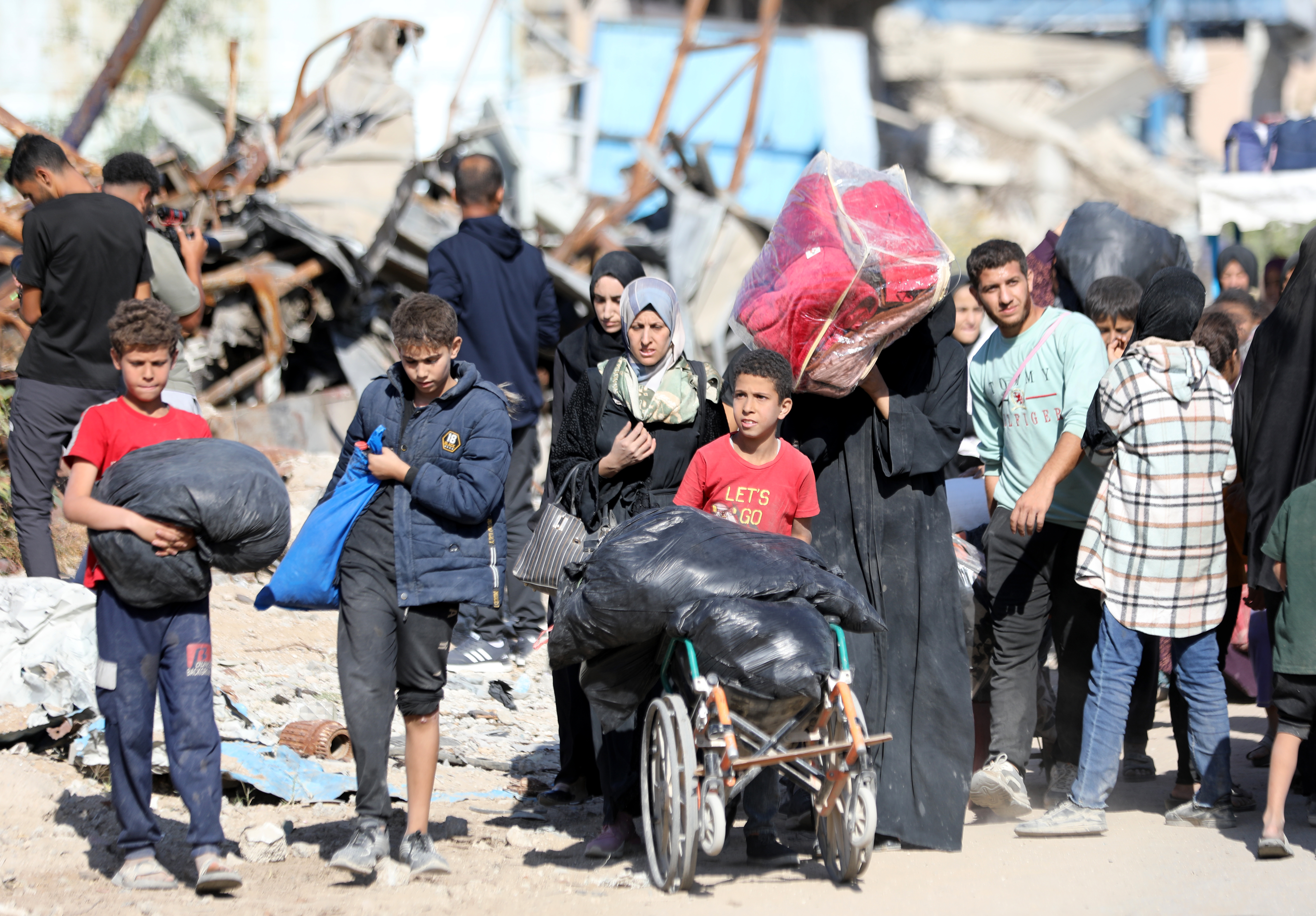 Forced migration of Gazans continues