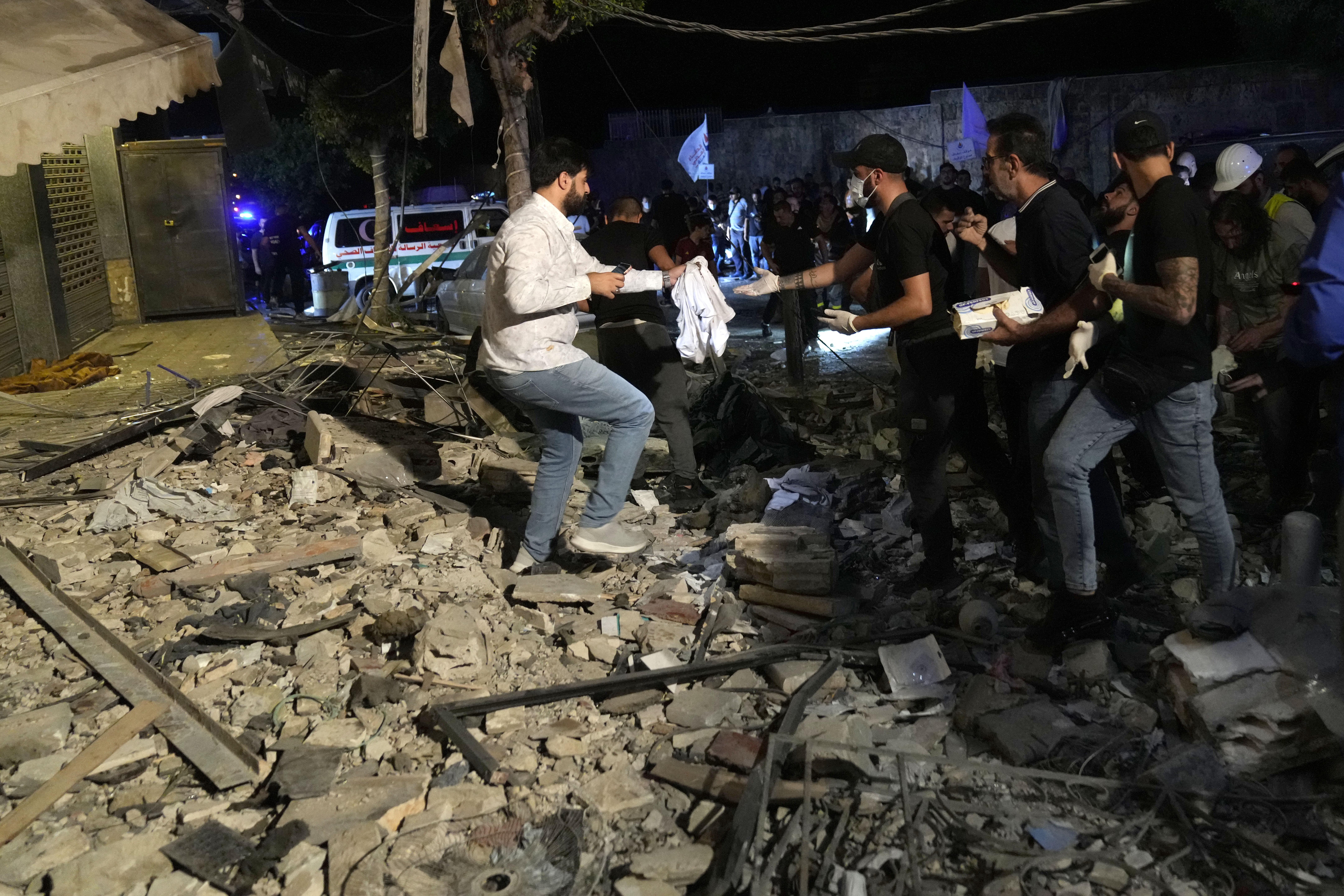 Israeli strike kills at least 6 in Beirut