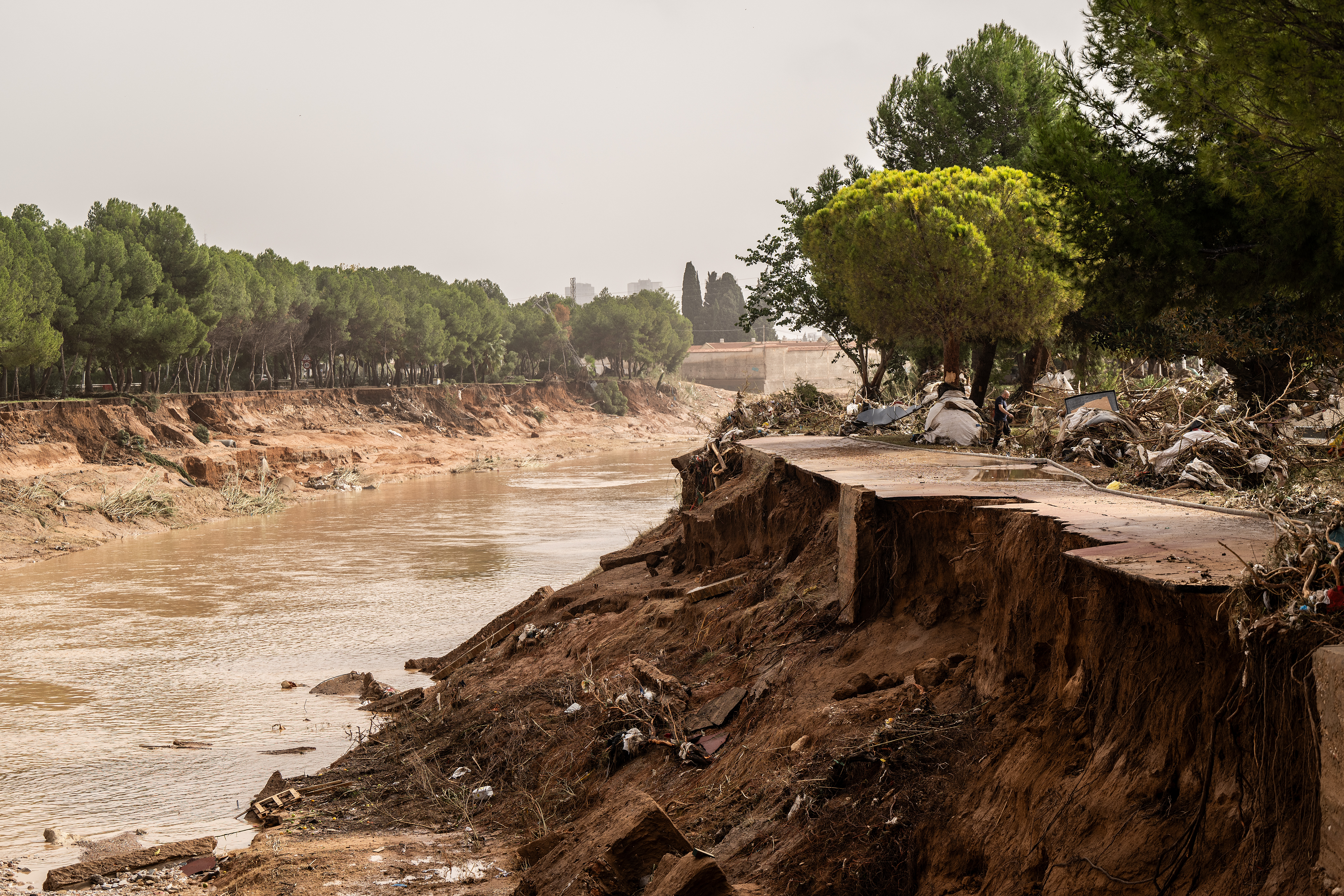 Flooding And Heavy Rain In Valencia Region Of Spain.