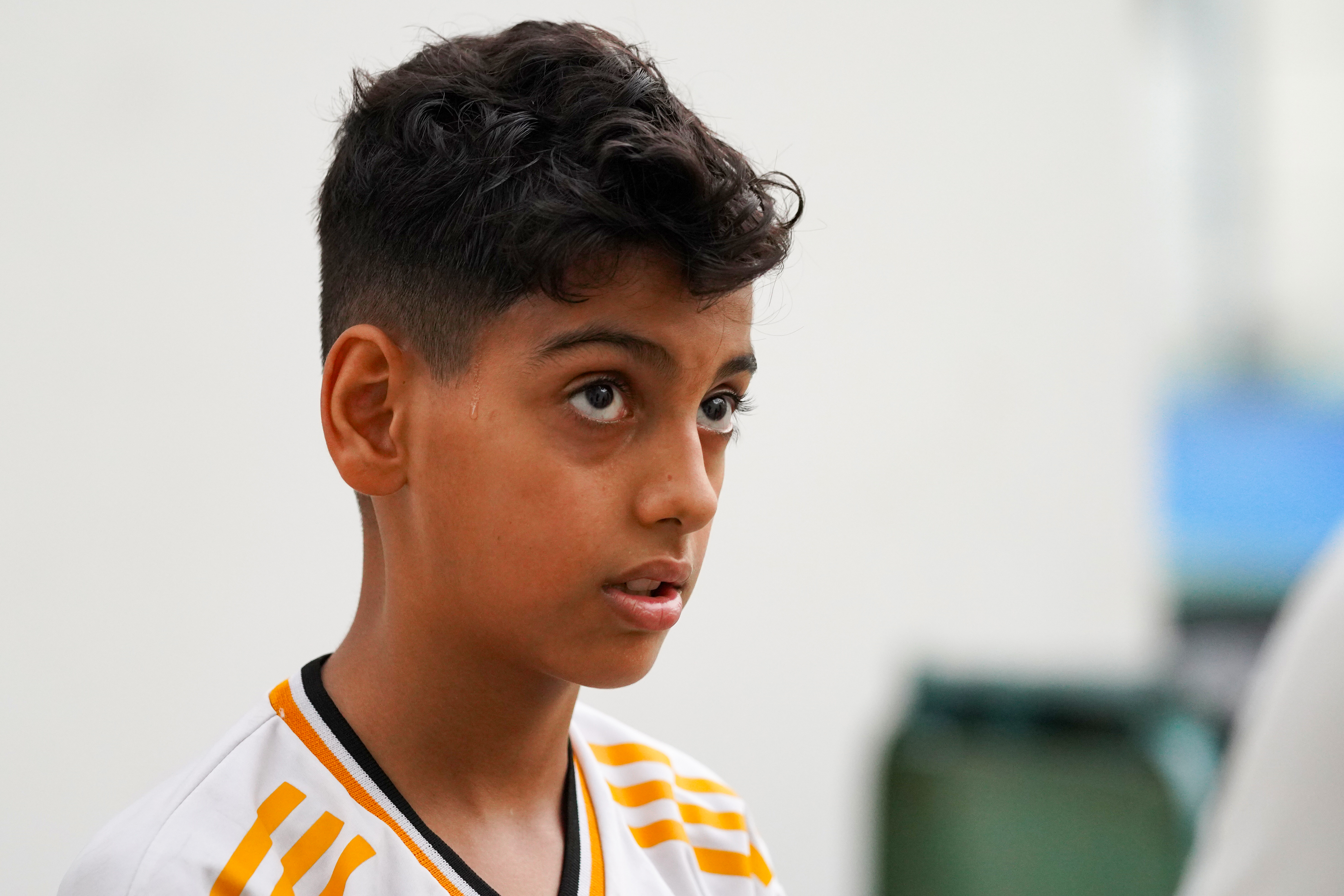 Football helps heal Palestinian children in Qatar . 21 September 2024, Doha, Qatar.