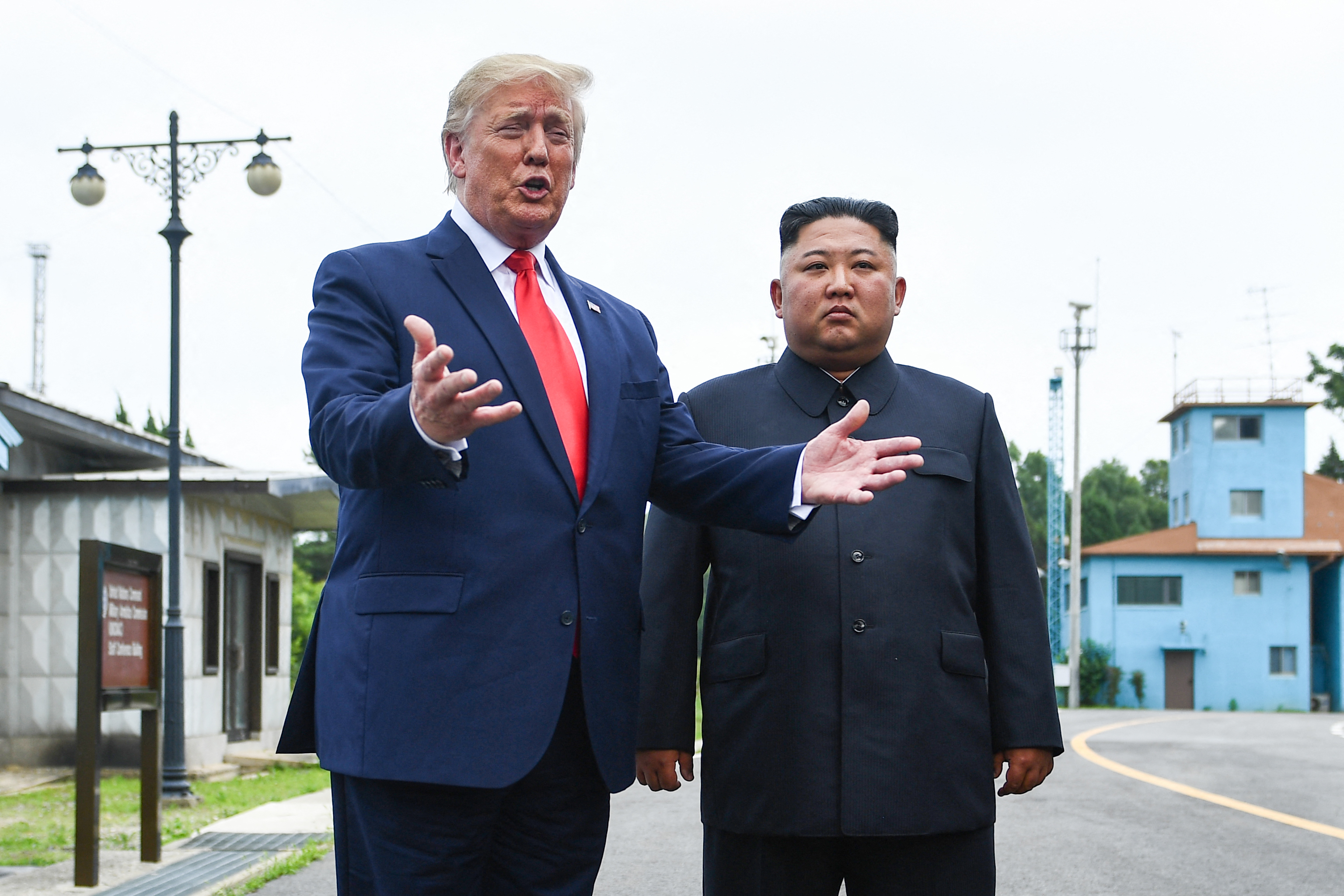 Donald Trump and Kim Jong Un on June 30, 2019