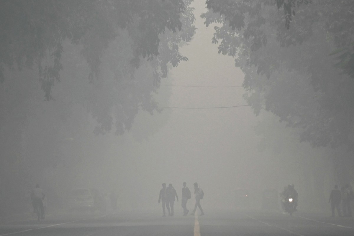 Shrouded in smog, Delhi pollution reading is the highest this year