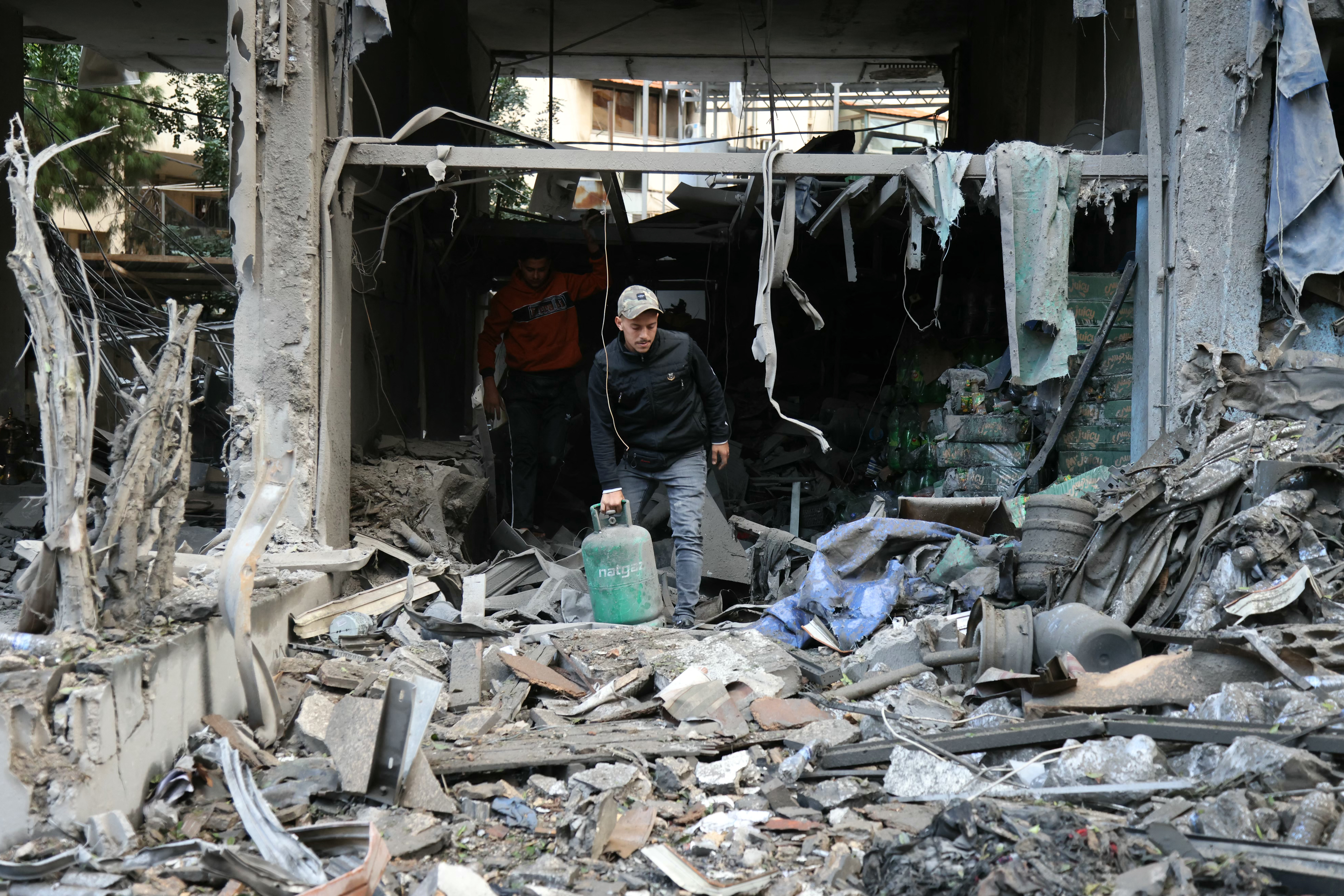 Several Israeli air strikes have hit the Lebanese capital’s southern suburbs.