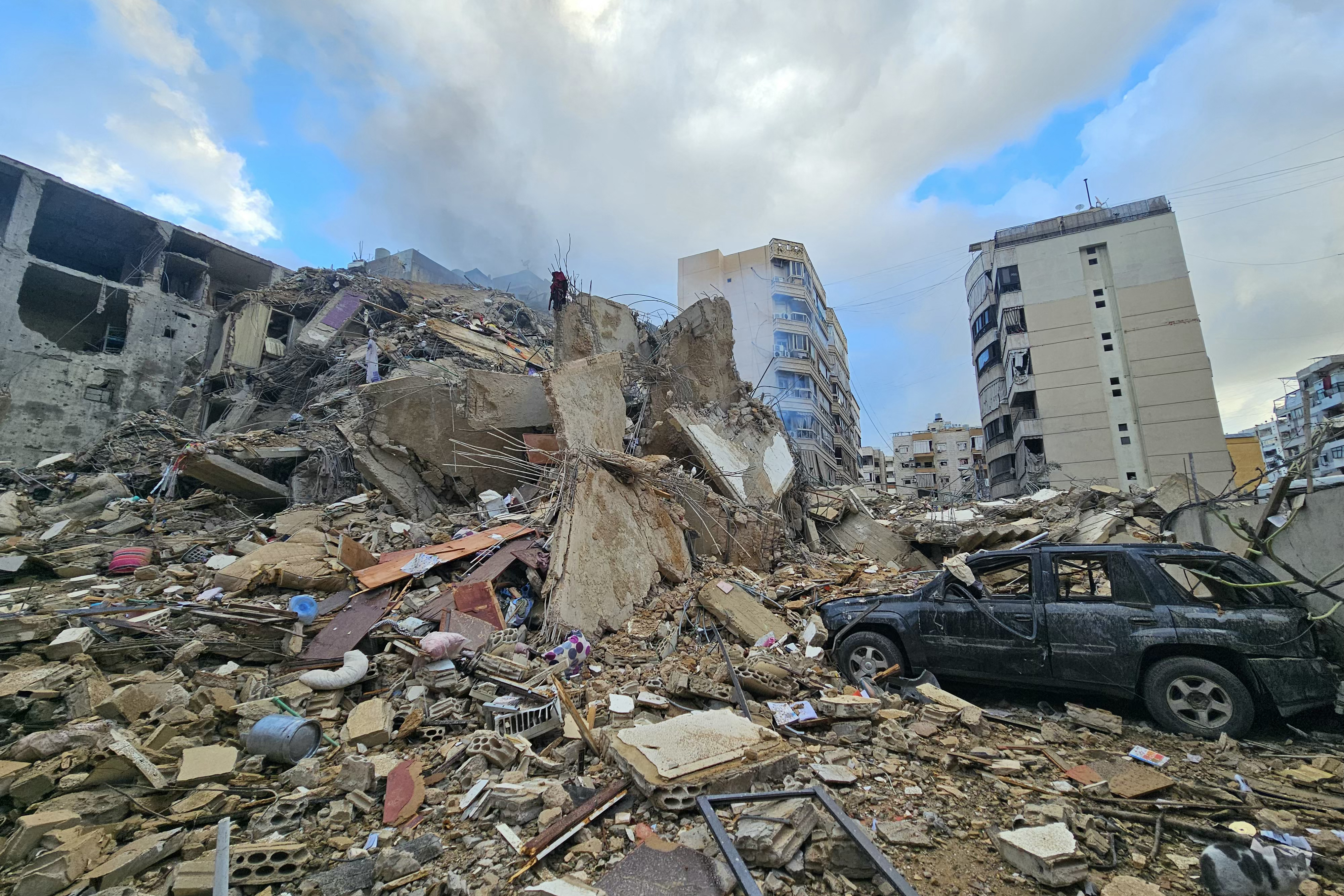 Several Israeli air strikes have hit the Lebanese capital’s southern suburbs.