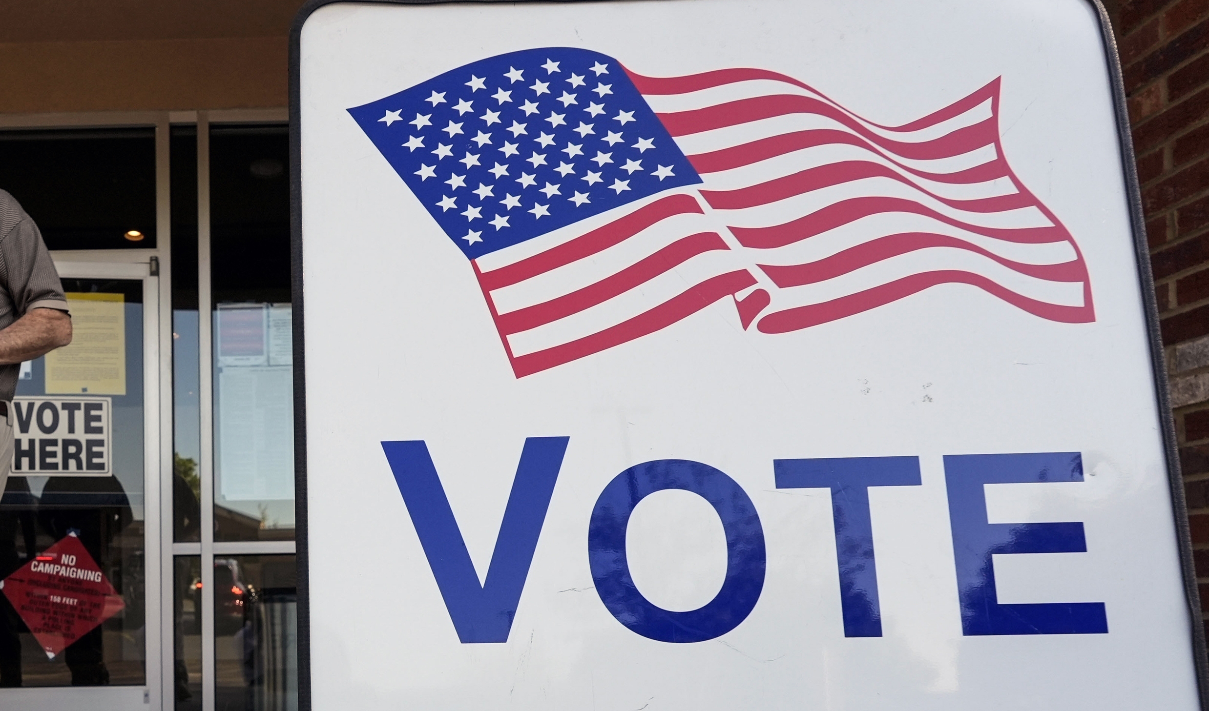 A polling place during primary voting, May 21, 2024, in Kennesaw, Ga