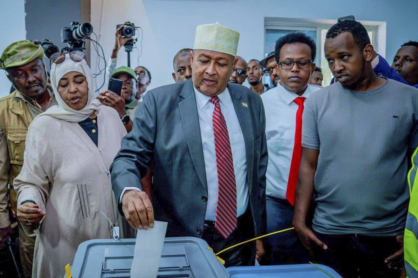 Presidential candidate Abdirahman Mohamed Abdullahi